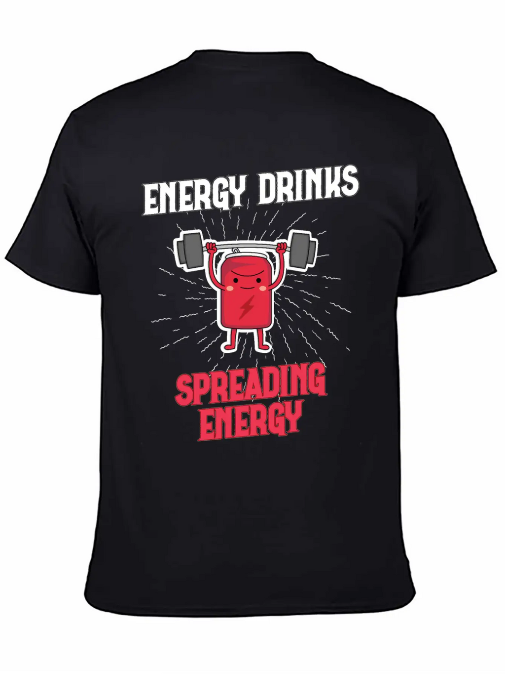 Energy Drink Energy Drinks Spreading Energy Relaxed Everyday Tee – Lightweight And Durable Cotton