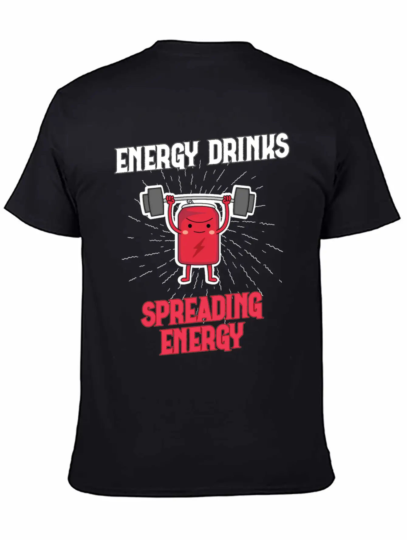 Energy Drink Energy Drinks Spreading Energy Relaxed Everyday Tee – Lightweight And Durable Cotton
