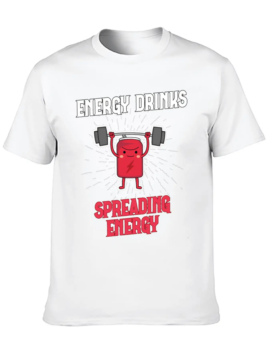 Energy Drink Energy Drinks Spreading Energy Relaxed Everyday Tee – Lightweight And Durable Cotton