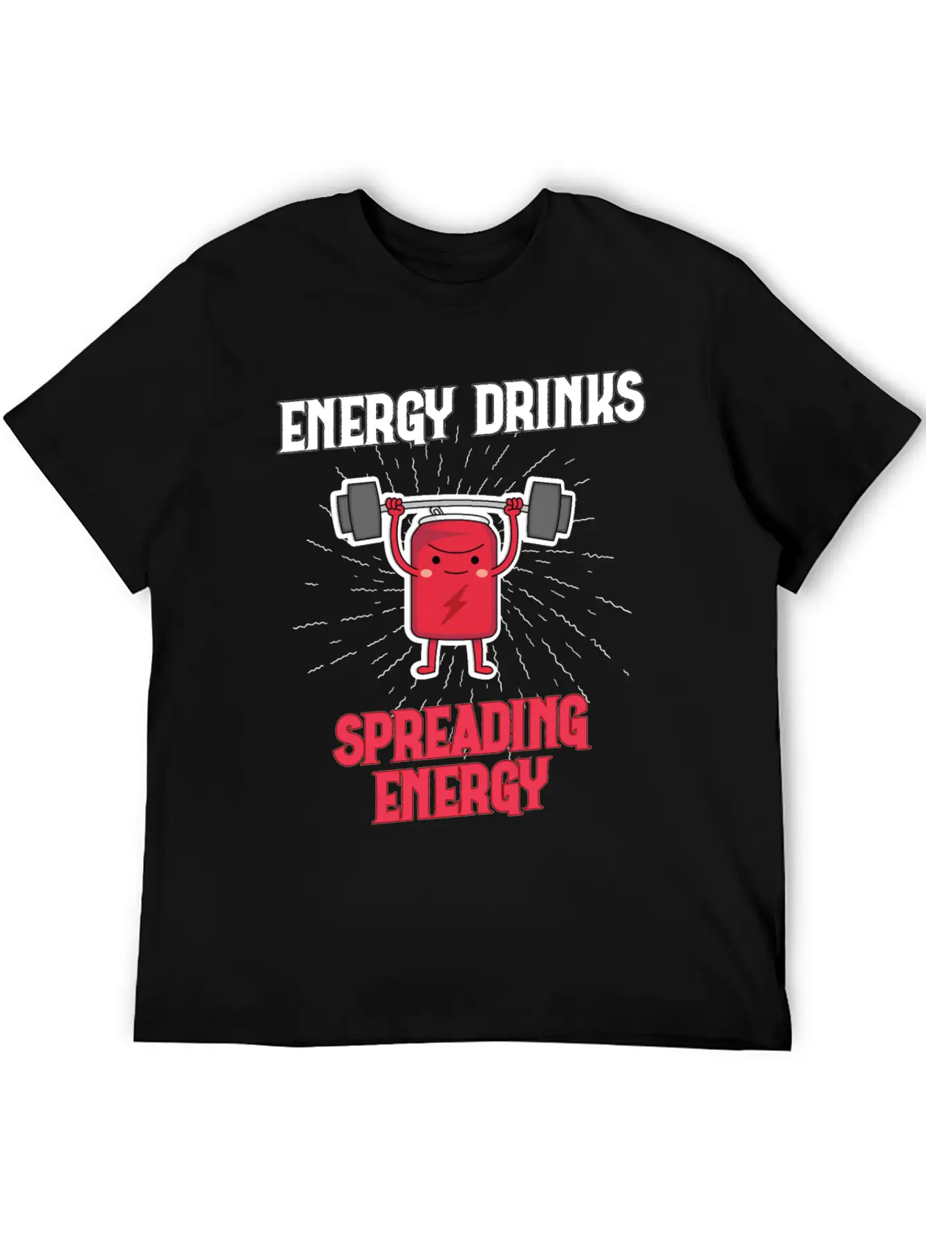 Energy Drink Energy Drinks Spreading Energy Relaxed Everyday Tee – Lightweight And Durable Cotton