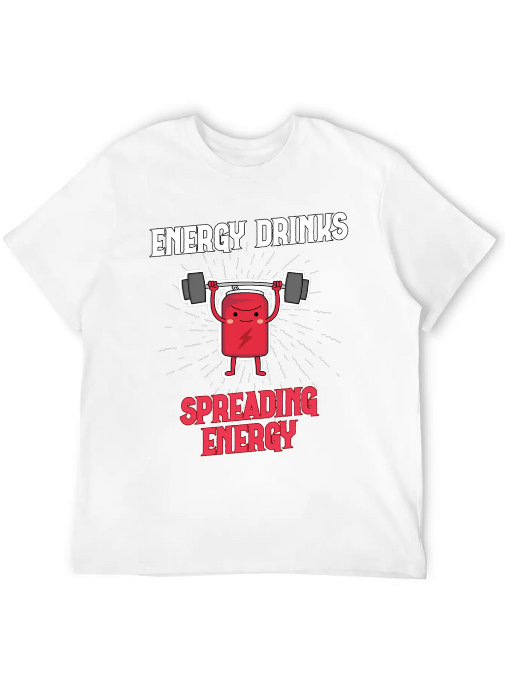 Energy Drink Energy Drinks Spreading Energy Relaxed Everyday Tee – Lightweight And Durable Cotton