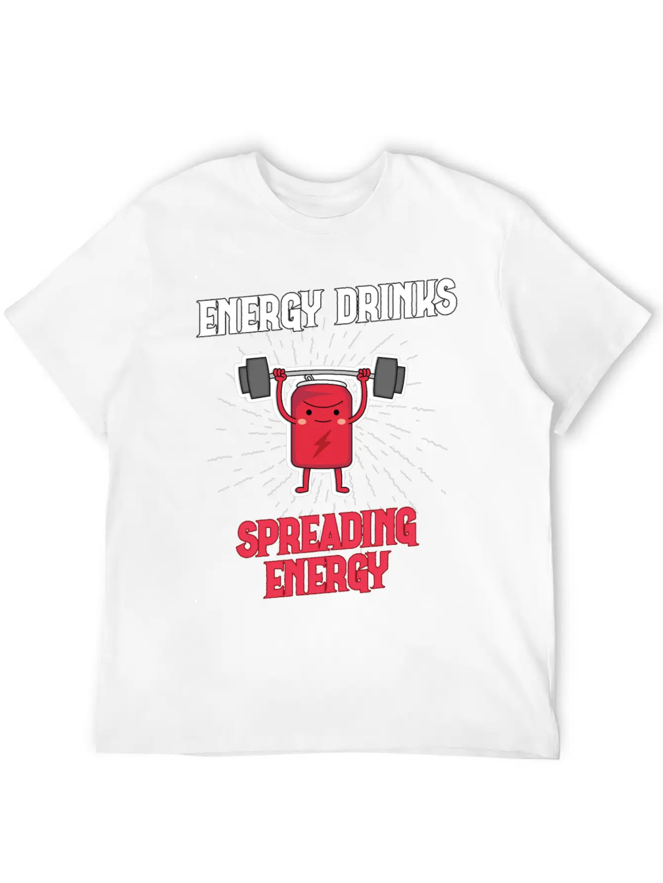 Energy Drink Energy Drinks Spreading Energy Relaxed Everyday Tee – Lightweight And Durable Cotton