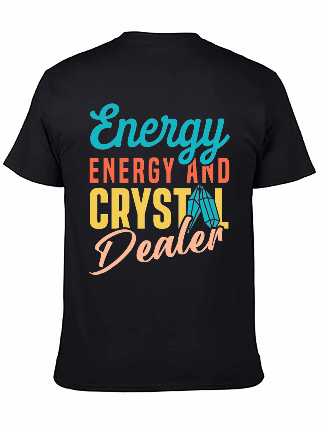 Energy Medicine Healing Positive Energy Crystals Essential Cotton Tee For Daily Outfits – Unisex Style