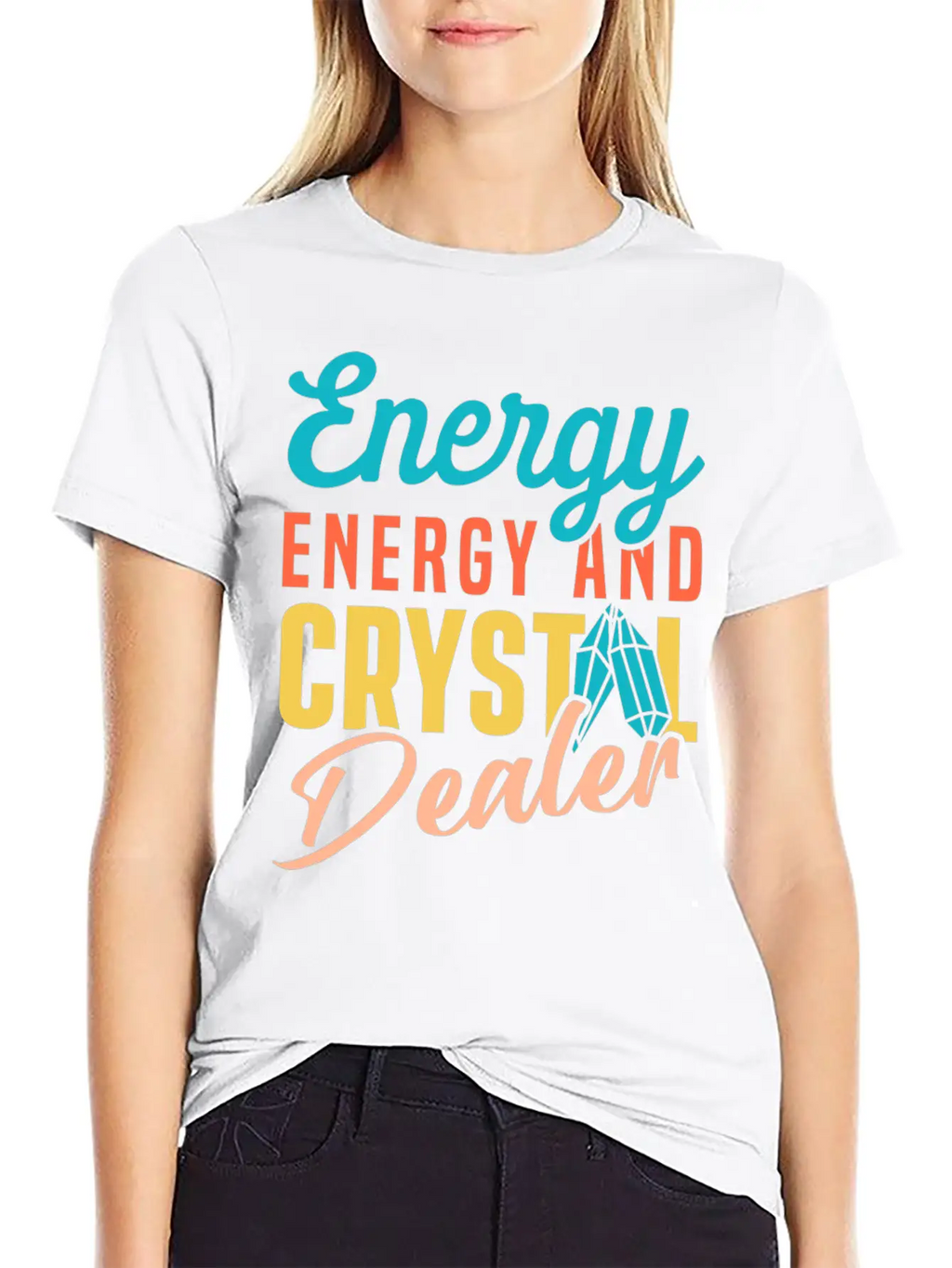 Energy Medicine Healing Positive Energy Crystals Essential Cotton Tee For Daily Outfits – Unisex Style