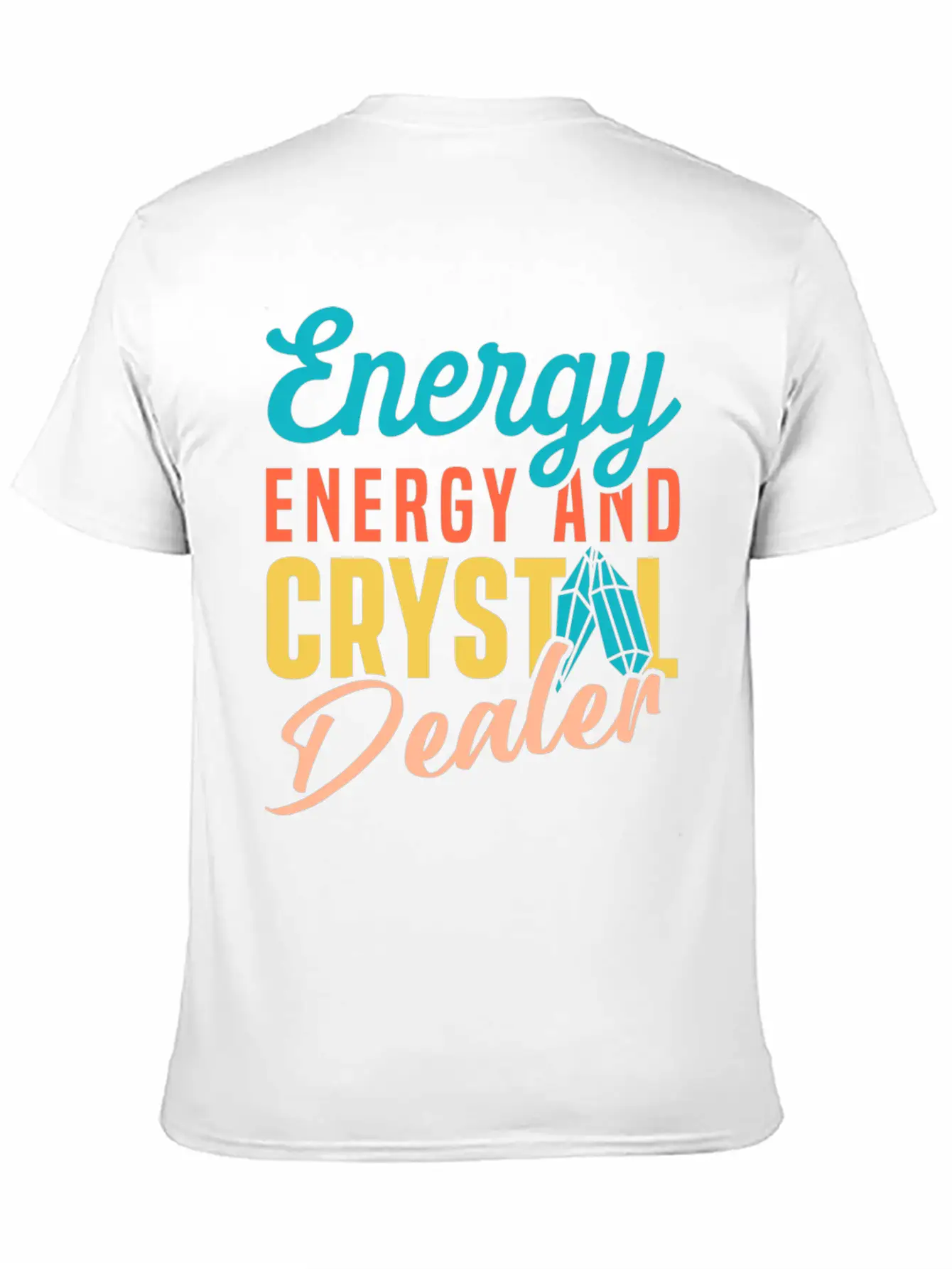 Energy Medicine Healing Positive Energy Crystals Essential Cotton Tee For Daily Outfits – Unisex Style