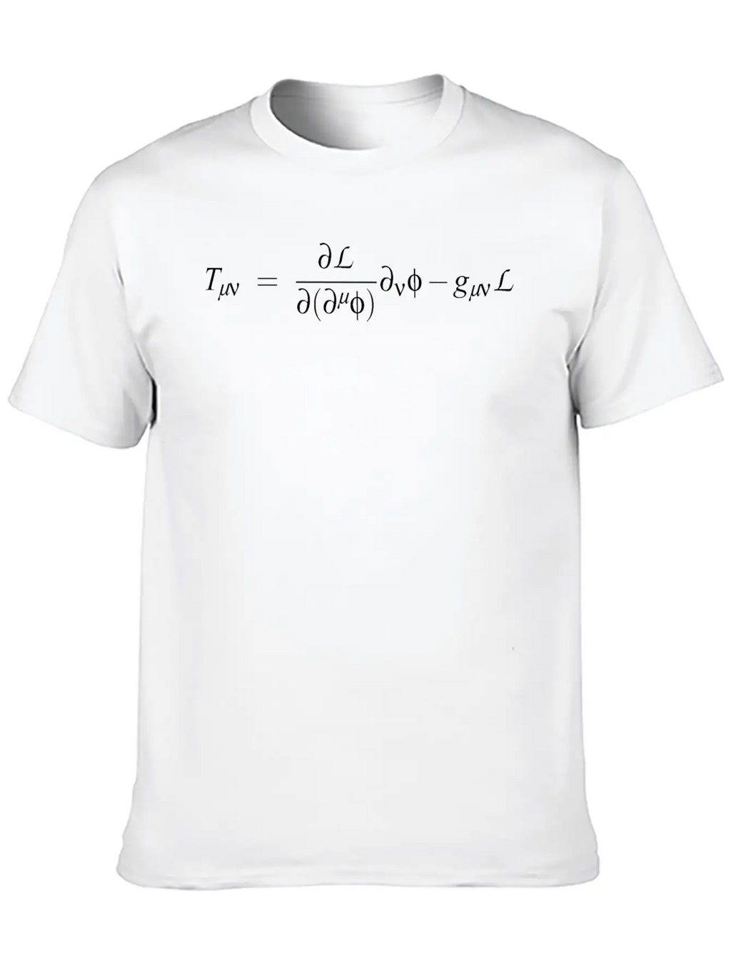 Energy Momentum Tensor Unisex Casual T-Shirt – Clean Design For Daily Comfort