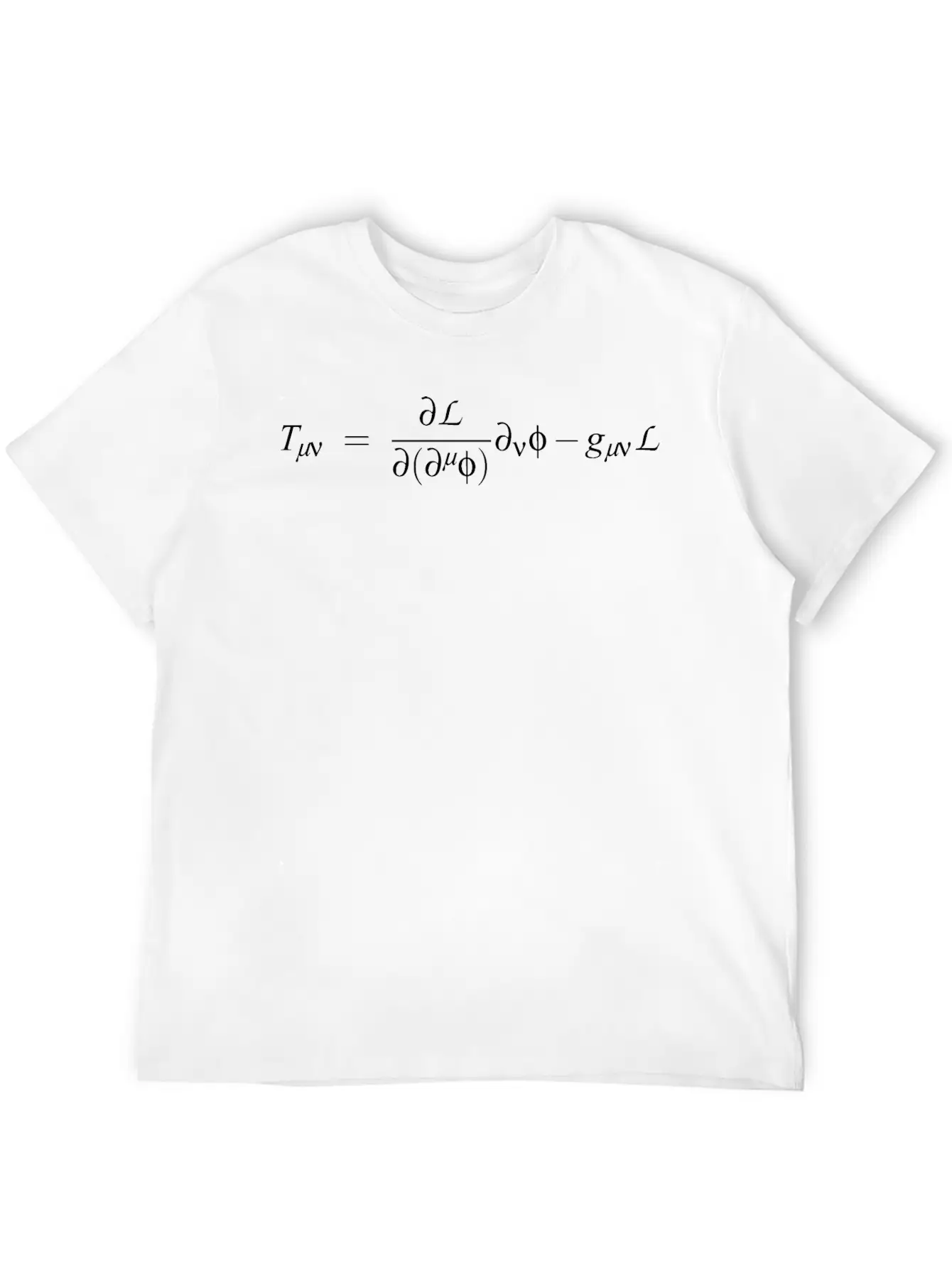 Energy Momentum Tensor Unisex Casual T-Shirt – Clean Design For Daily Comfort