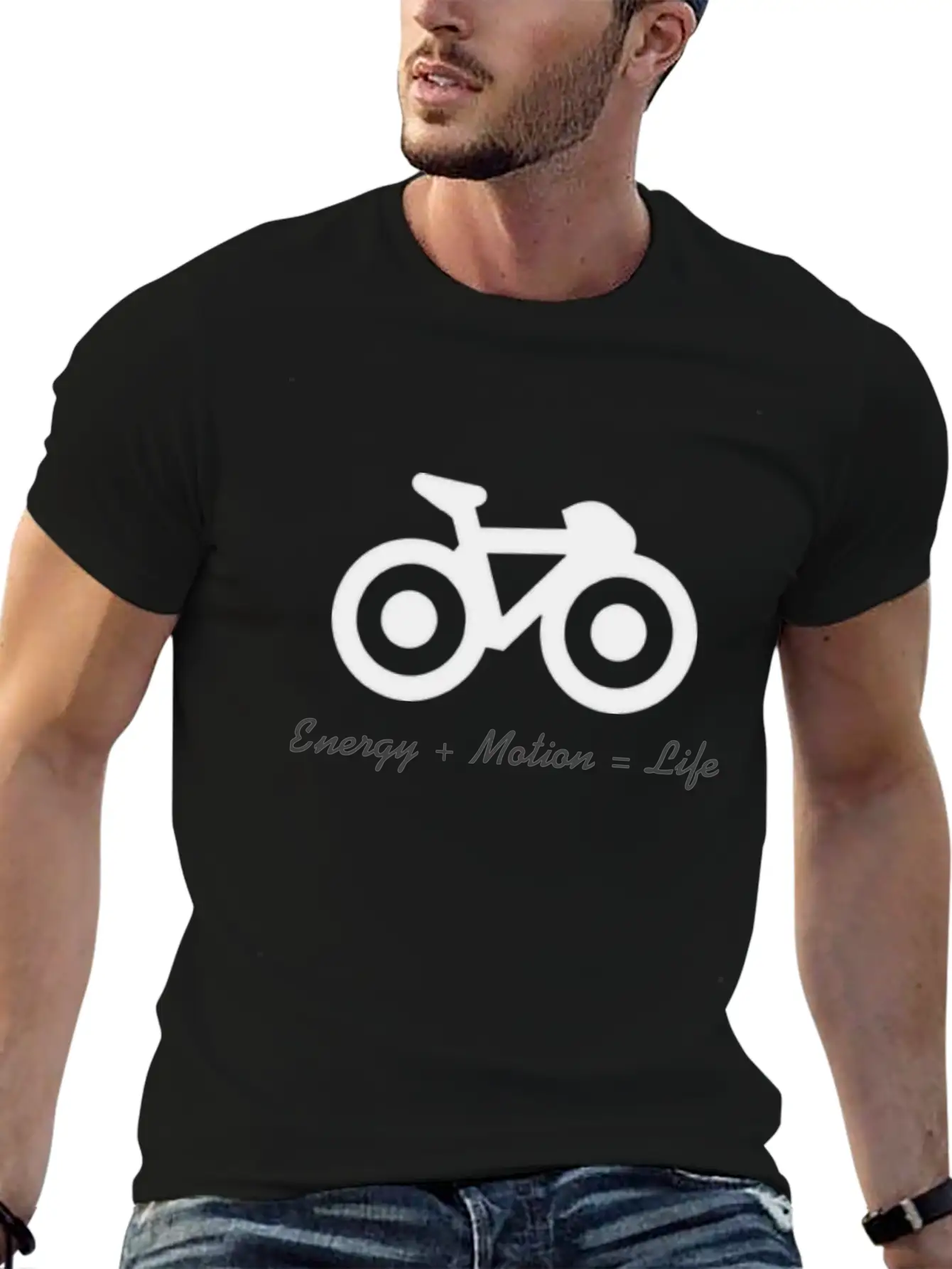 Energy, Motion And Life Relaxed Everyday Tee – Lightweight And Durable Cotton