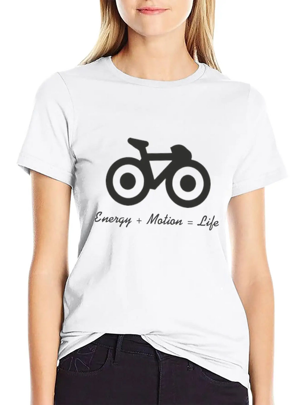 Energy, Motion And Life Relaxed Everyday Tee – Lightweight And Durable Cotton