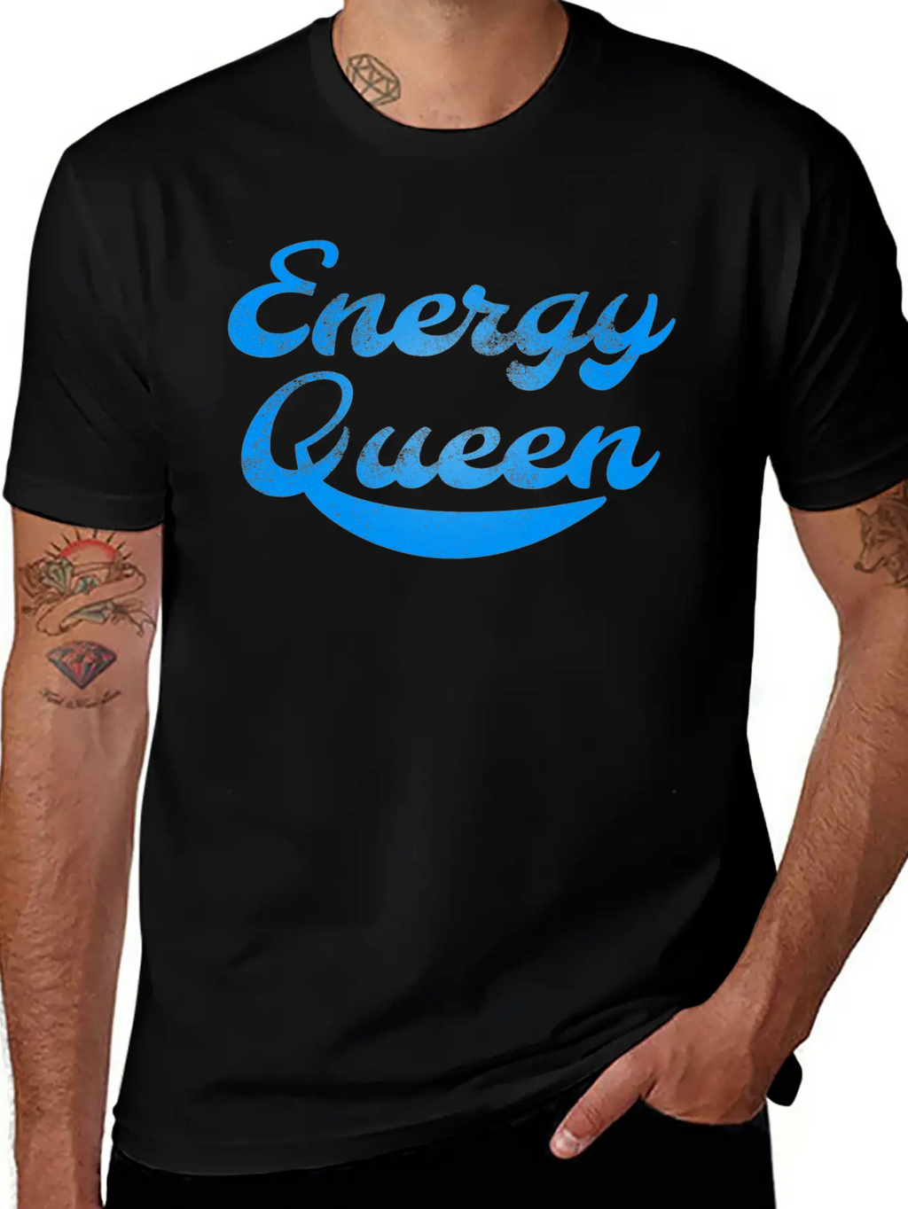 Energy Queen Breathable Soft Cotton T-Shirt – Timeless Casual Look