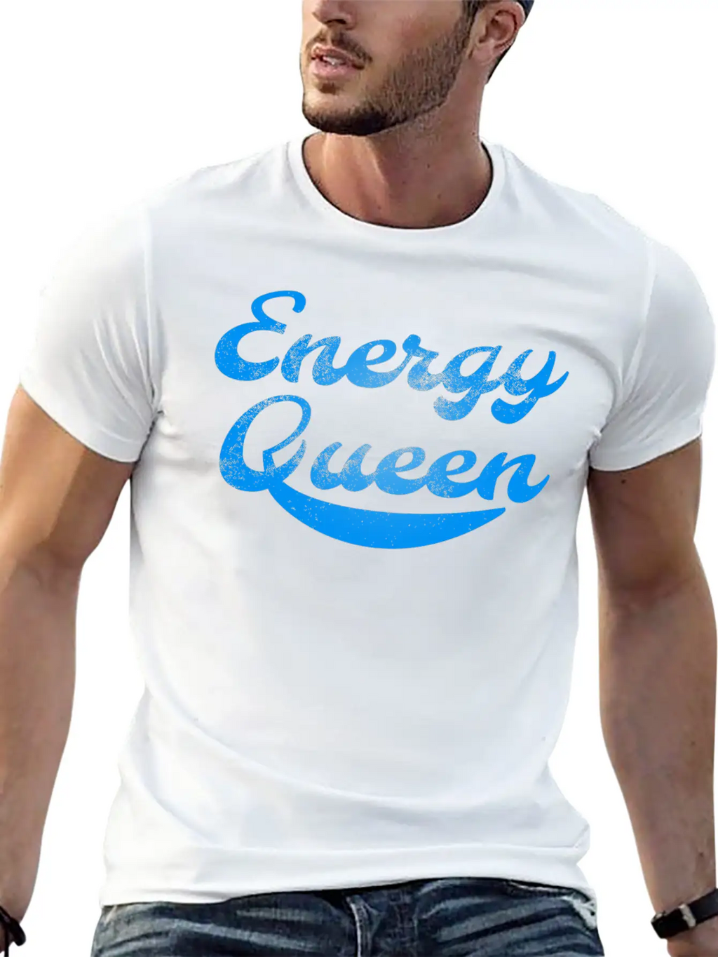 Energy Queen Breathable Soft Cotton T-Shirt – Timeless Casual Look