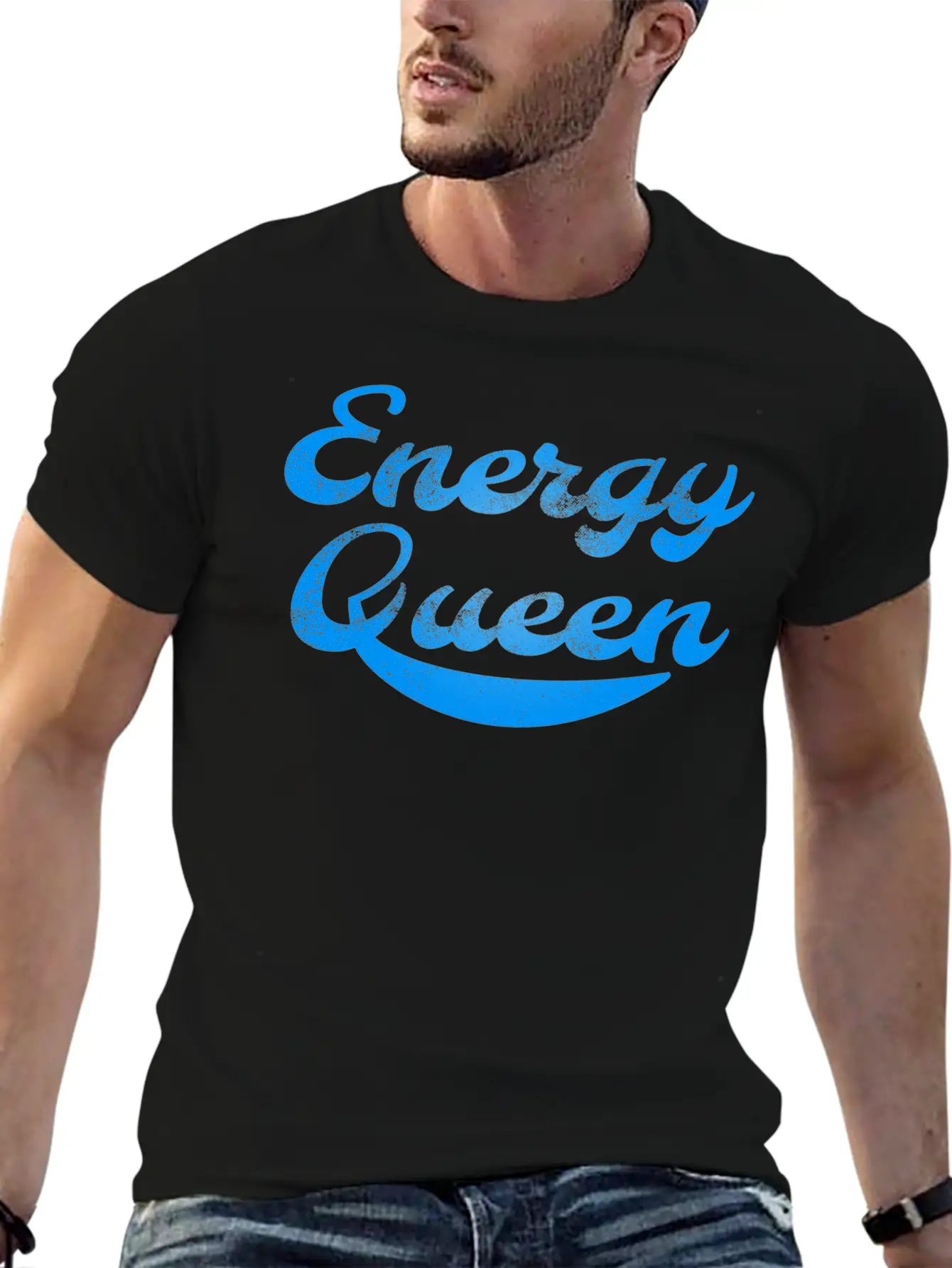 Energy Queen Breathable Soft Cotton T-Shirt – Timeless Casual Look