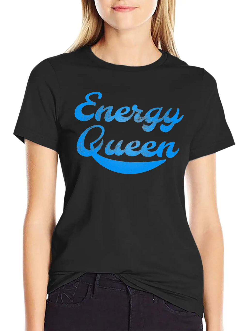 Energy Queen Breathable Soft Cotton T-Shirt – Timeless Casual Look