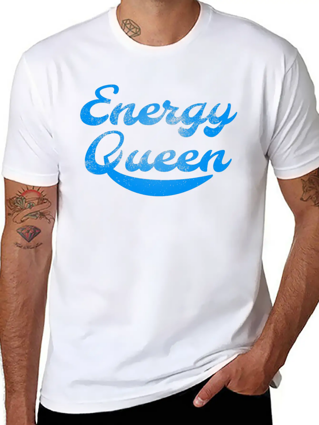 Energy Queen Breathable Soft Cotton T-Shirt – Timeless Casual Look