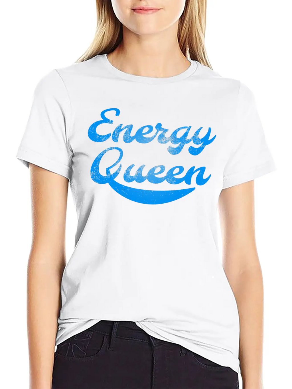 Energy Queen Breathable Soft Cotton T-Shirt – Timeless Casual Look