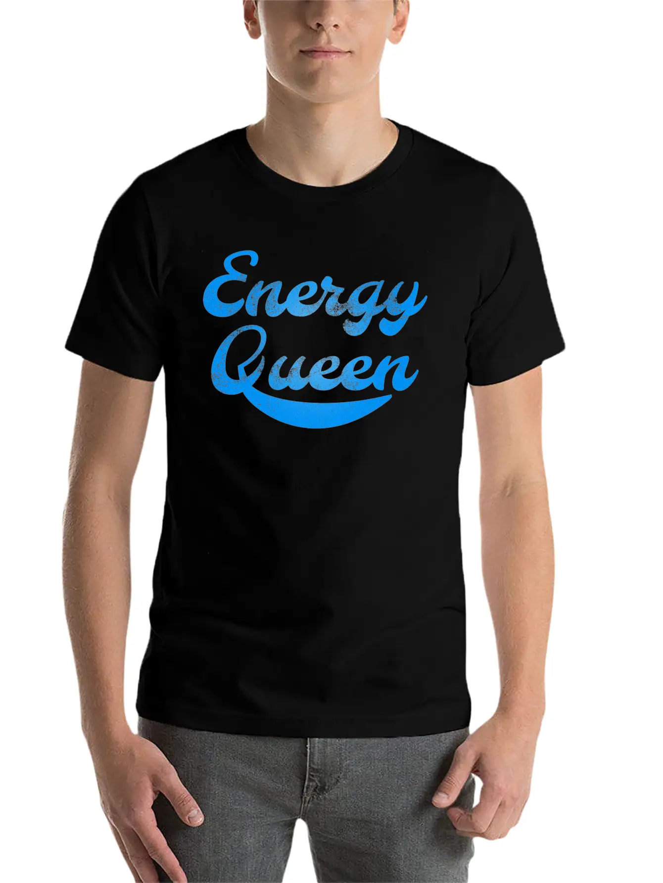 Energy Queen Breathable Soft Cotton T-Shirt – Timeless Casual Look