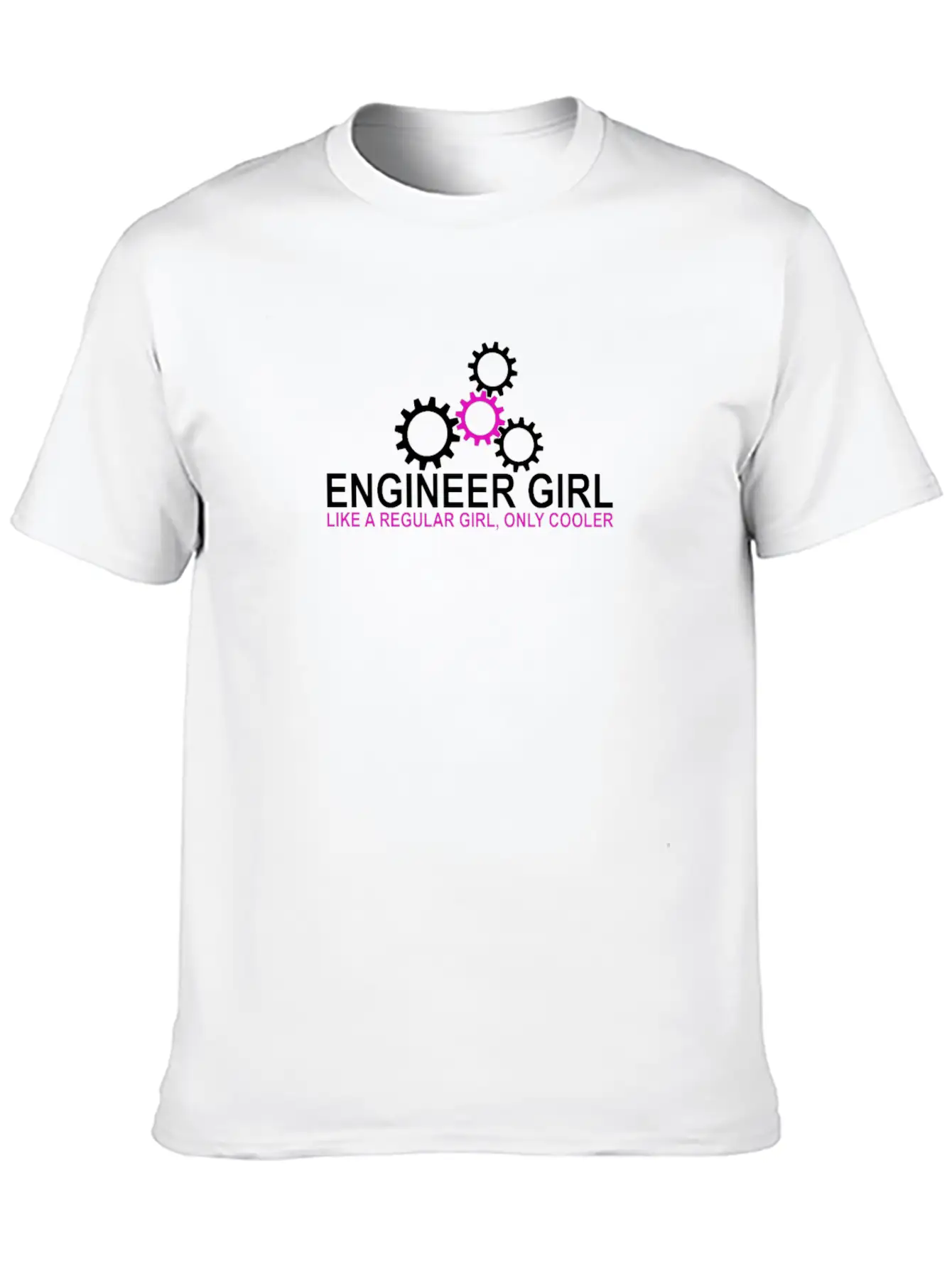 Engineer Girl Funny Cute Engineering STEM Gift For Timeless Short Sleeve Tee – Comfy And Minimalist Design