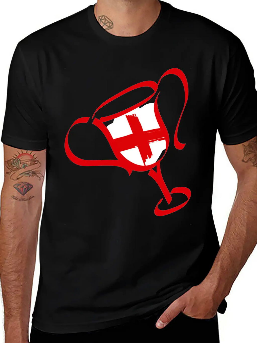 England Trophy Breathable Graphic T-Shirt – Perfect For Casual Days