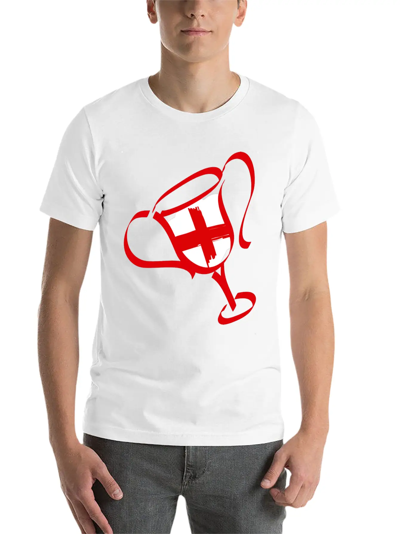 England Trophy Breathable Graphic T-Shirt – Perfect For Casual Days