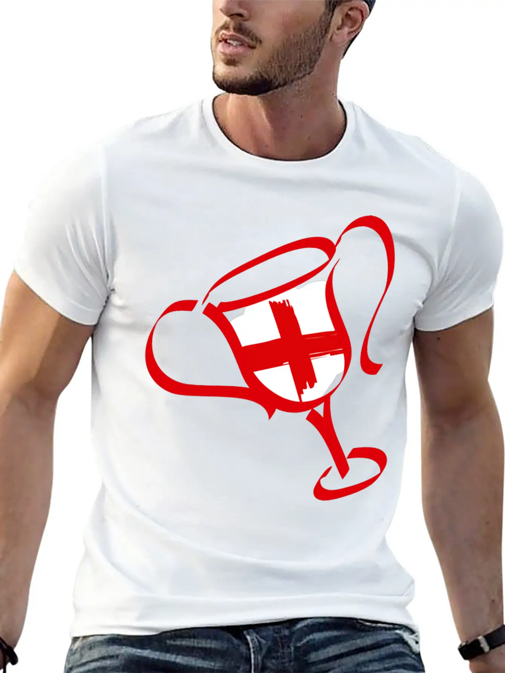 England Trophy Breathable Graphic T-Shirt – Perfect For Casual Days