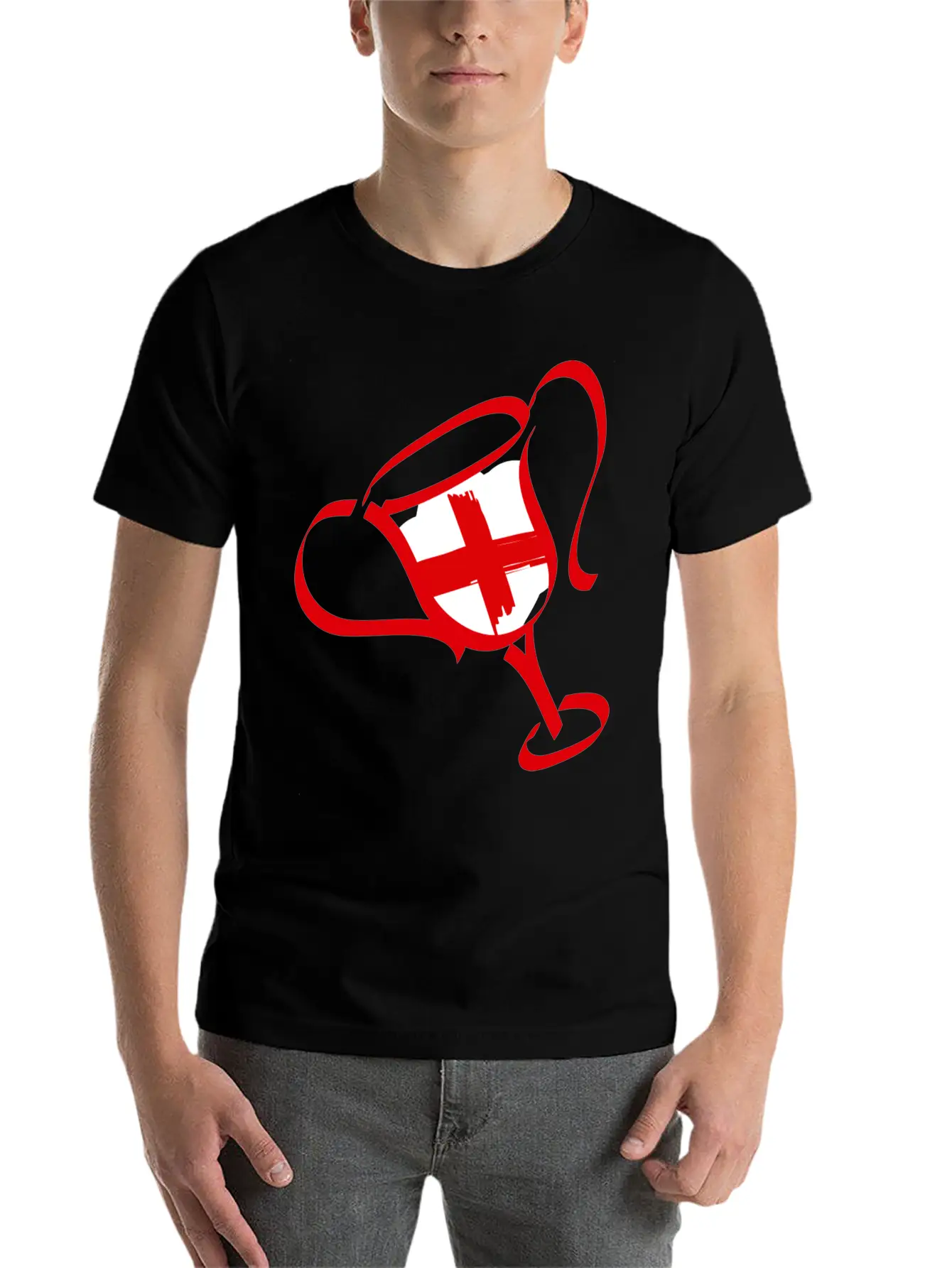 England Trophy Breathable Graphic T-Shirt – Perfect For Casual Days