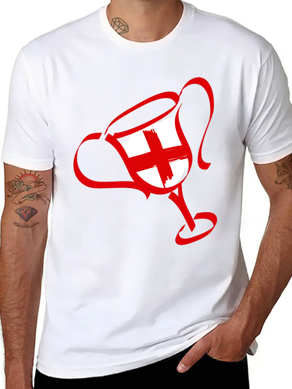 England Trophy Breathable Graphic T-Shirt – Perfect For Casual Days