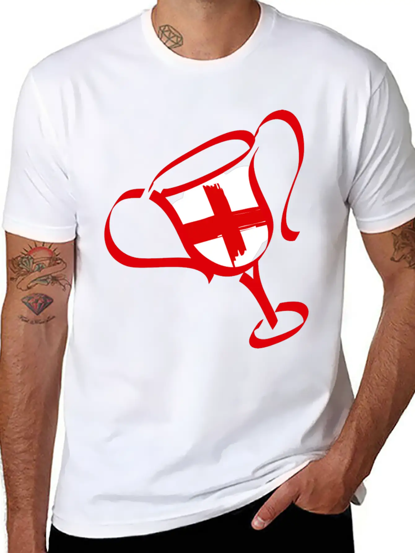 England Trophy Breathable Graphic T-Shirt – Perfect For Casual Days