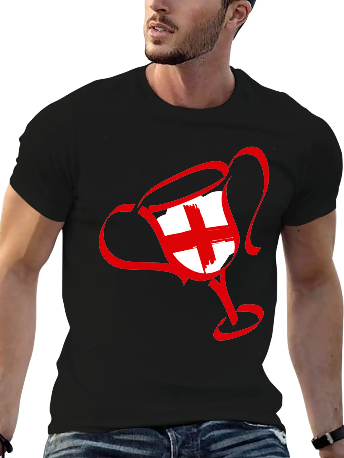 England Trophy Breathable Graphic T-Shirt – Perfect For Casual Days