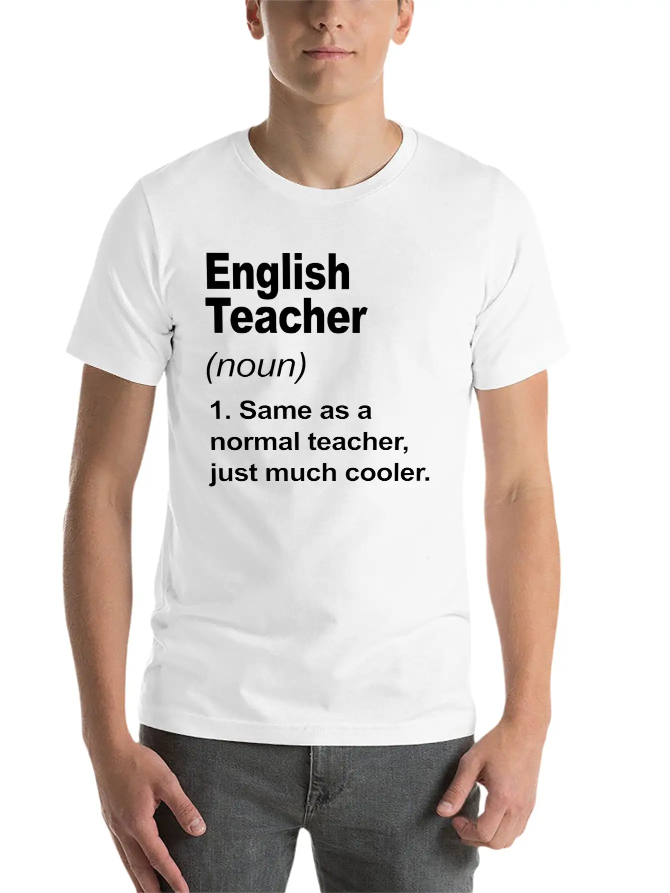 English Teacher Definition Back To School 2023 Timeless Short Sleeve Tee – Comfy And Minimalist Design