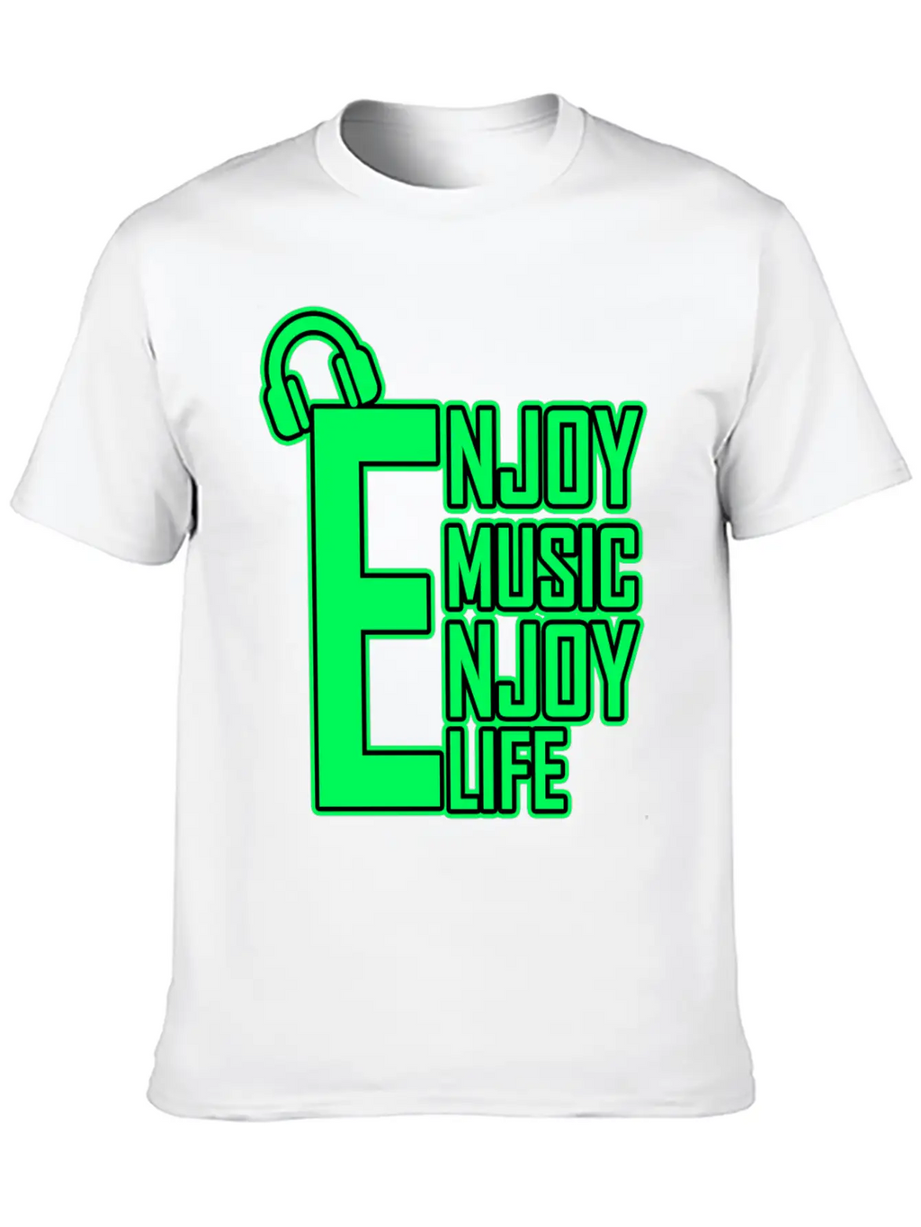 Enjoy Music Enjoy Life Timeless Short Sleeve Tee – Comfy And Minimalist Design