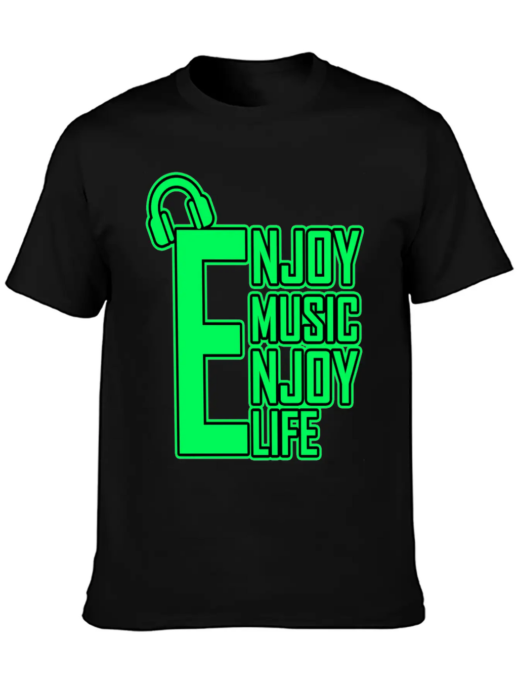 Enjoy Music Enjoy Life Timeless Short Sleeve Tee – Comfy And Minimalist Design
