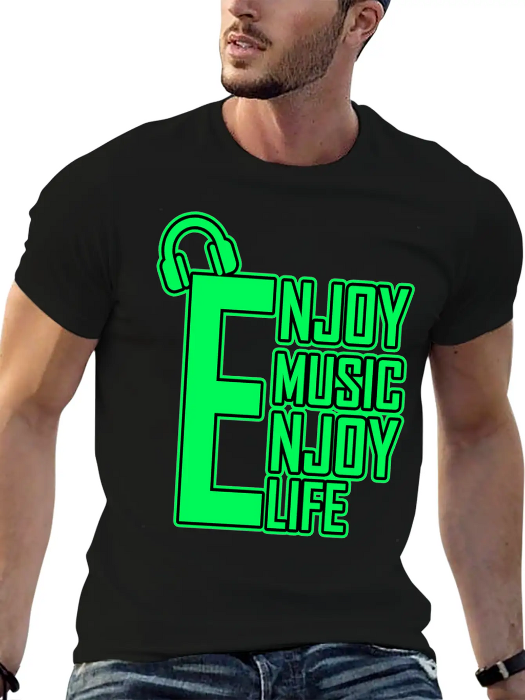 Enjoy Music Enjoy Life Timeless Short Sleeve Tee – Comfy And Minimalist Design