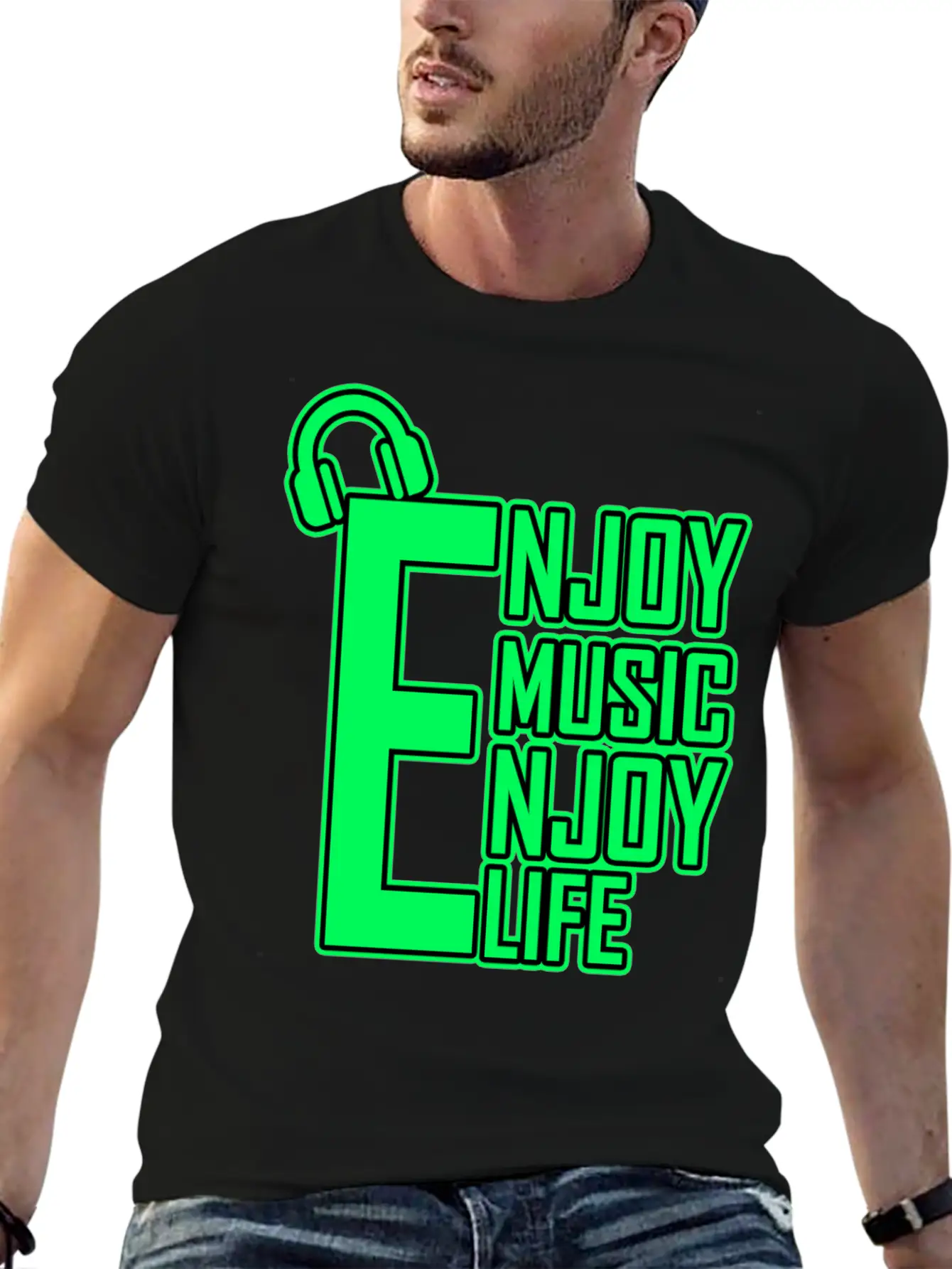 Enjoy Music Enjoy Life Timeless Short Sleeve Tee – Comfy And Minimalist Design