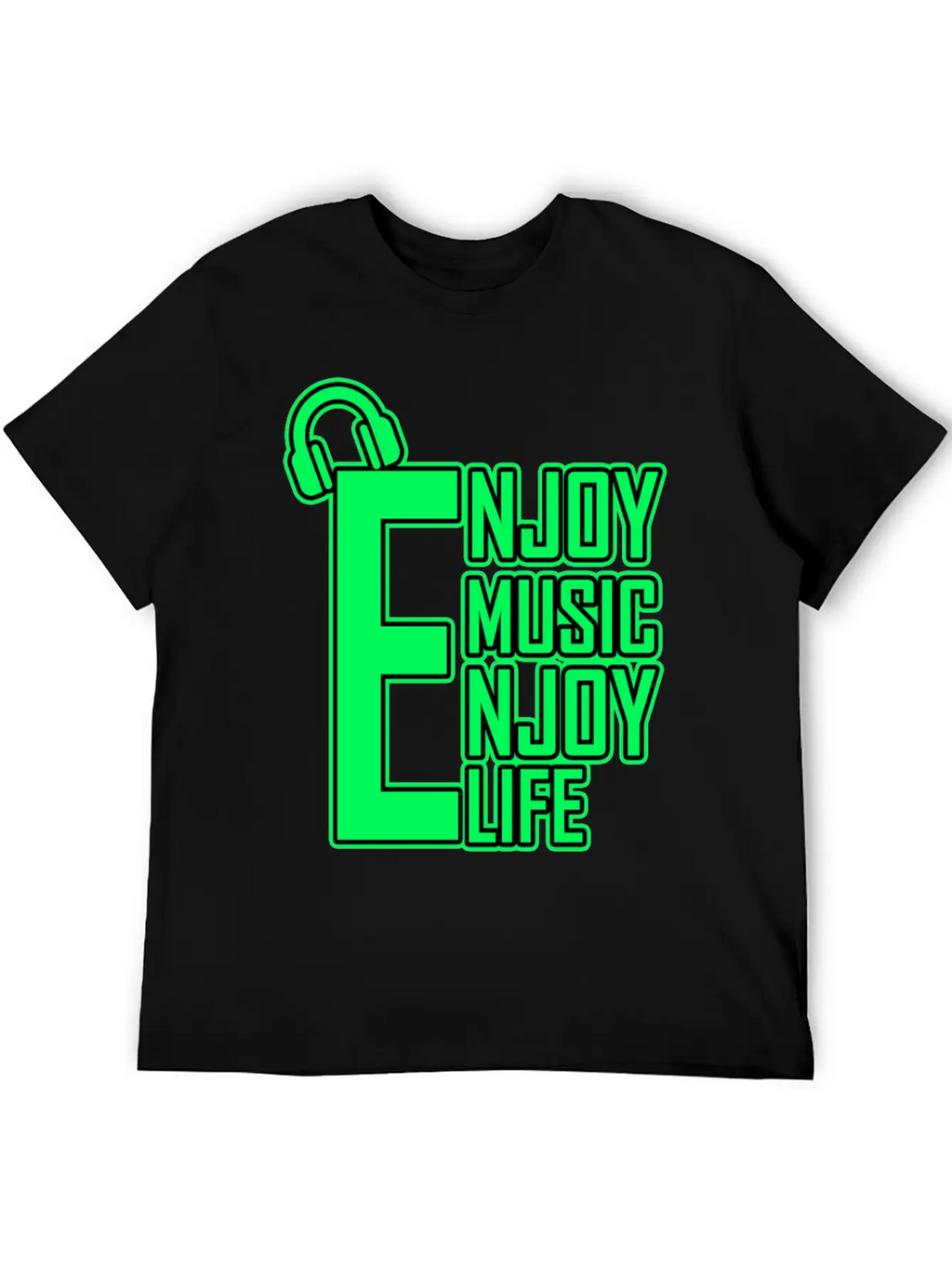 Enjoy Music Enjoy Life Timeless Short Sleeve Tee – Comfy And Minimalist Design