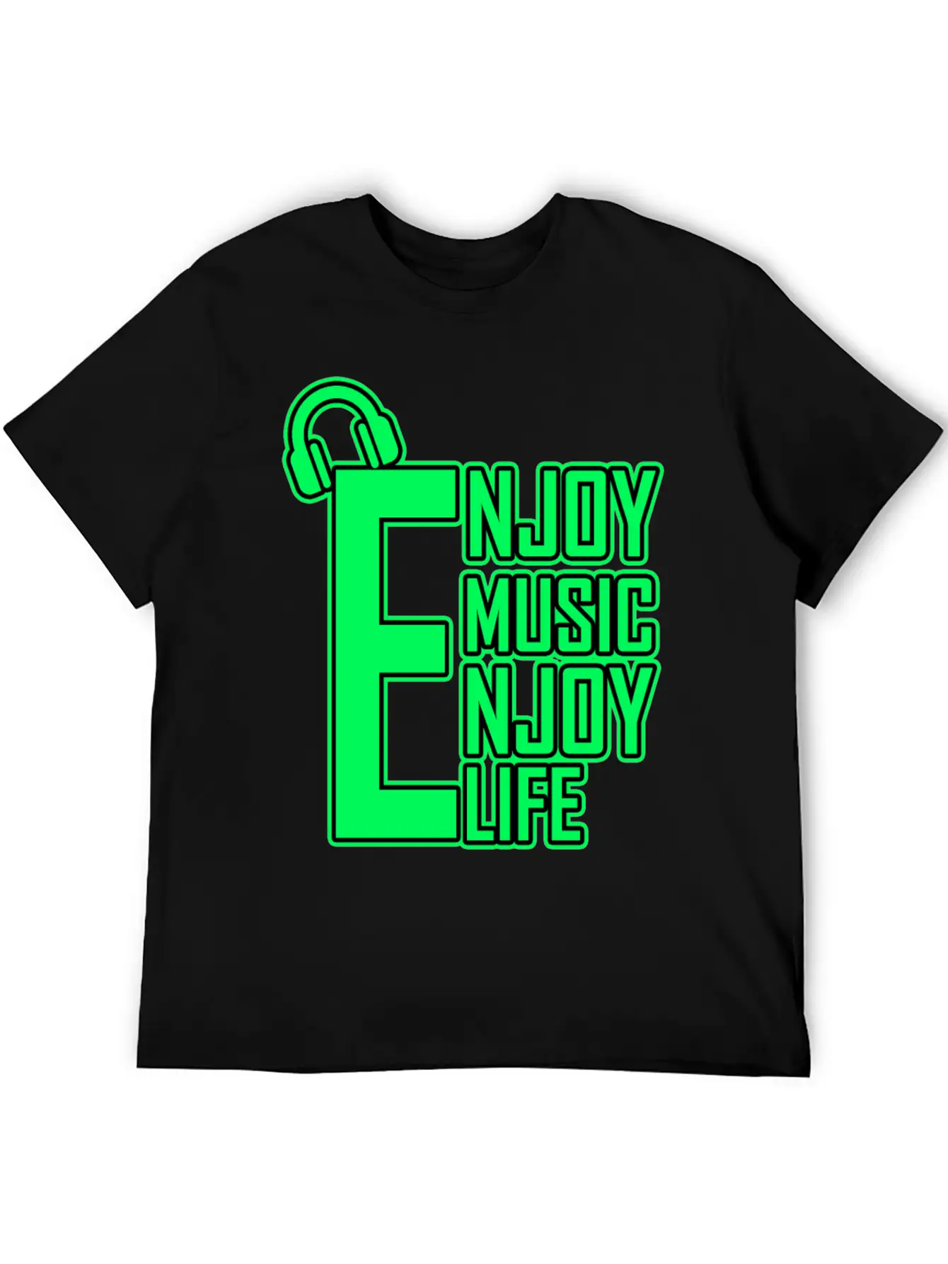 Enjoy Music Enjoy Life Timeless Short Sleeve Tee – Comfy And Minimalist Design