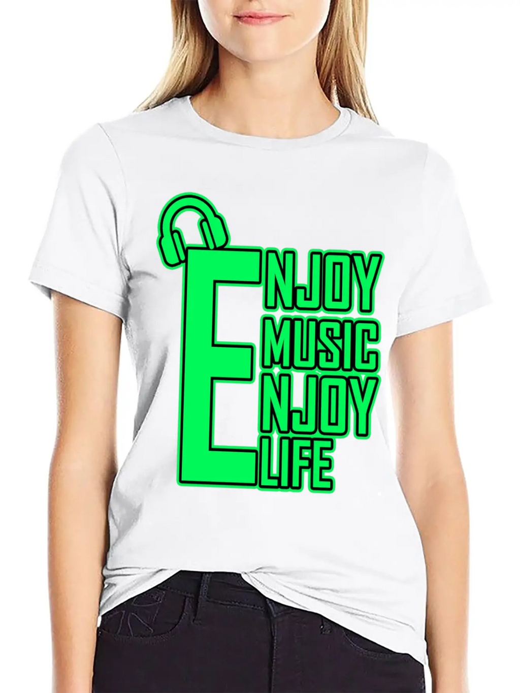 Enjoy Music Enjoy Life Timeless Short Sleeve Tee – Comfy And Minimalist Design