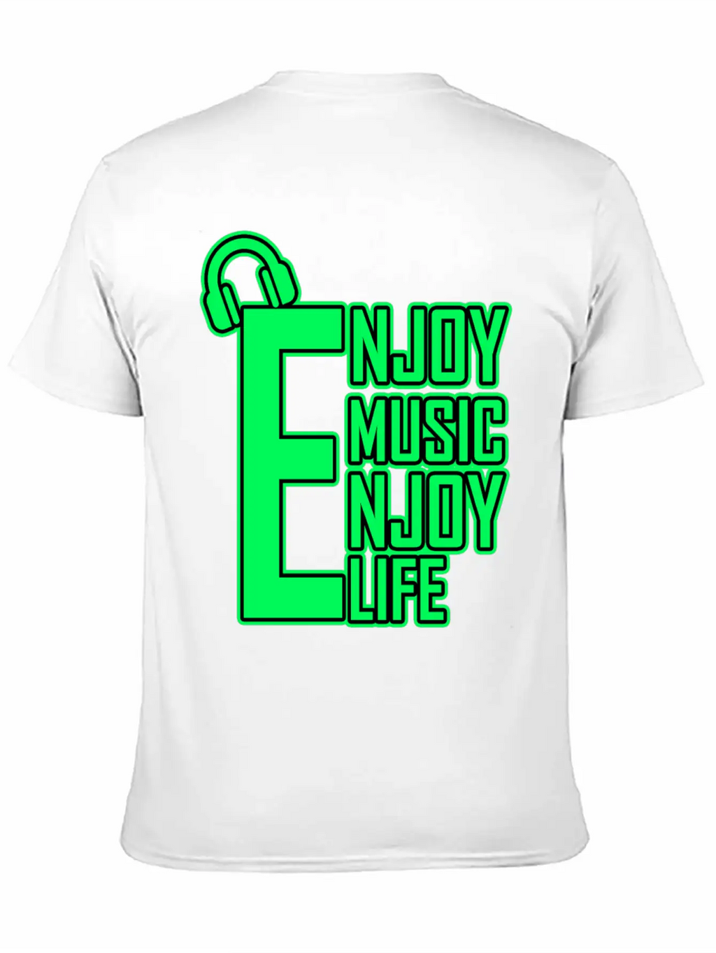 Enjoy Music Enjoy Life Timeless Short Sleeve Tee – Comfy And Minimalist Design