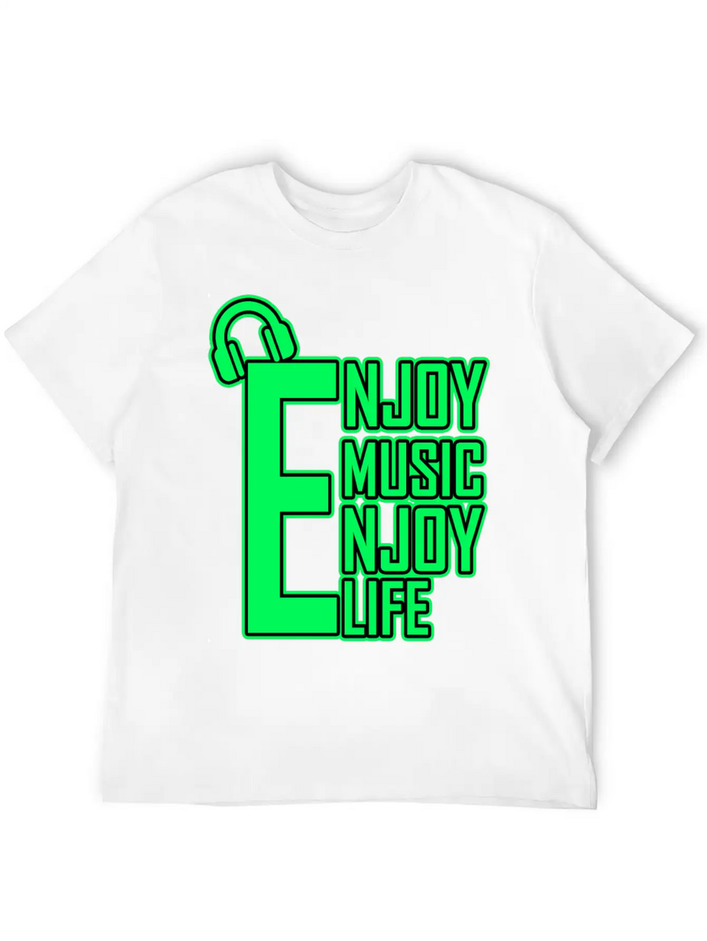 Enjoy Music Enjoy Life Timeless Short Sleeve Tee – Comfy And Minimalist Design