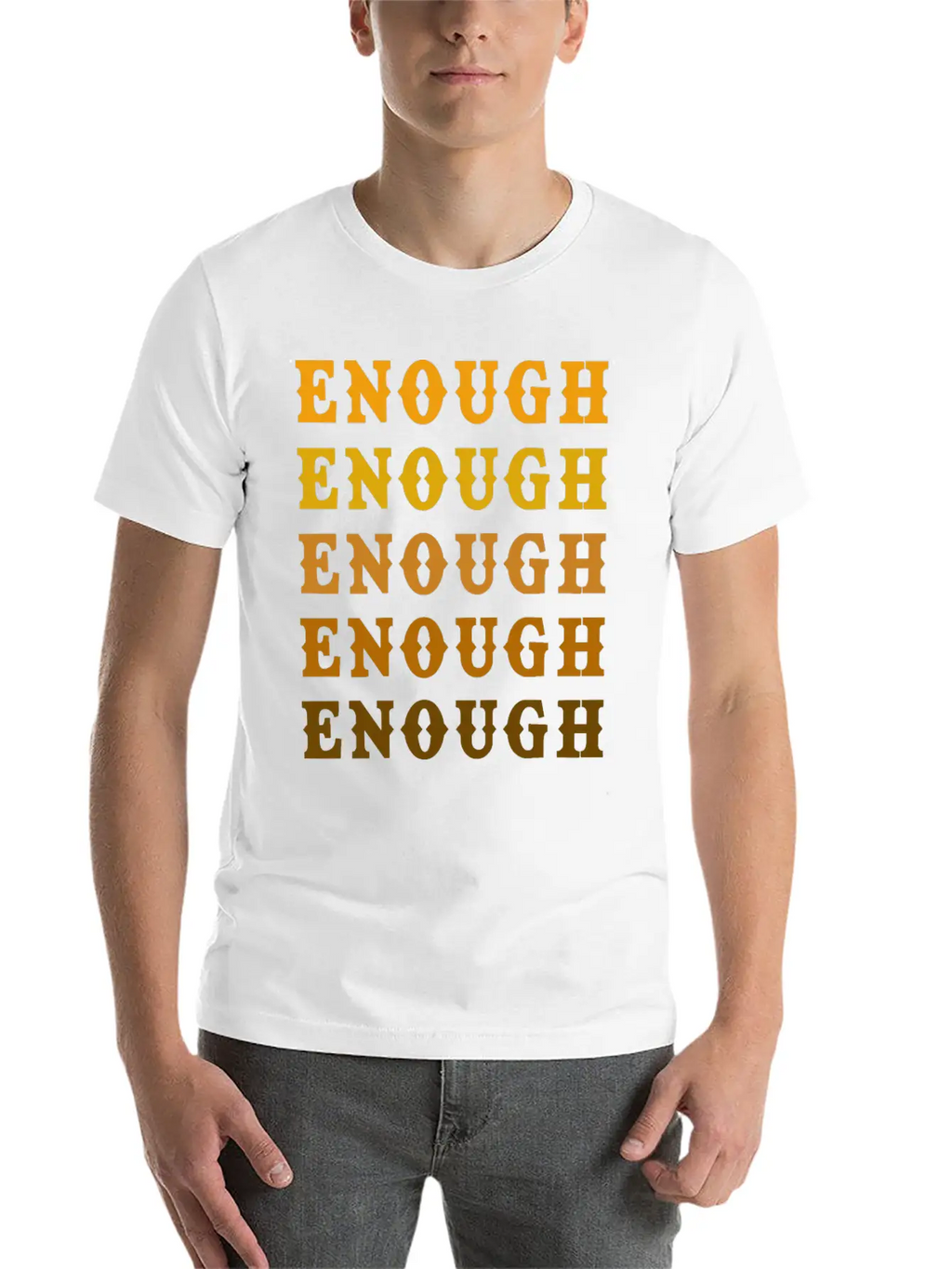 Enough Breathable Graphic T-Shirt – Perfect For Casual Days