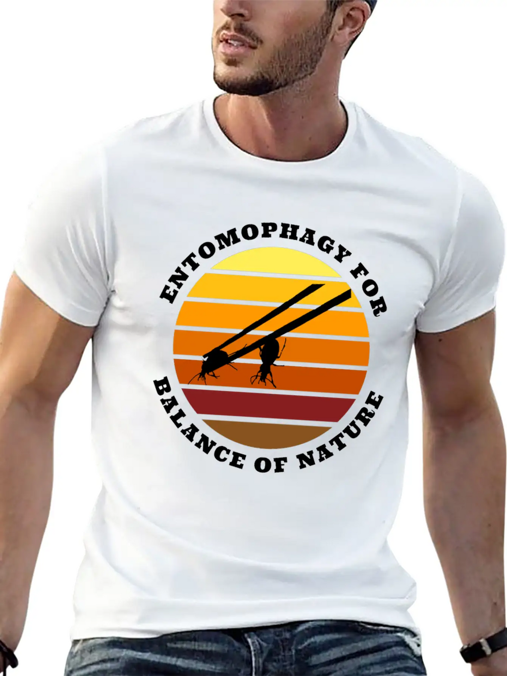 Entomophagy For Balance Of Nature Classic Cotton Tee – Unisex Comfort For Any Season