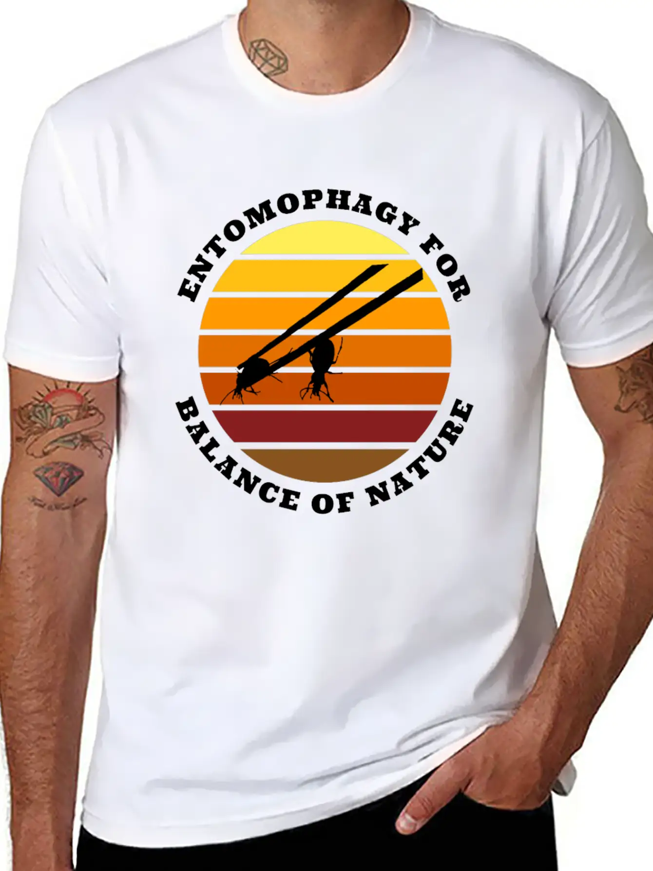 Entomophagy For Balance Of Nature Classic Cotton Tee – Unisex Comfort For Any Season