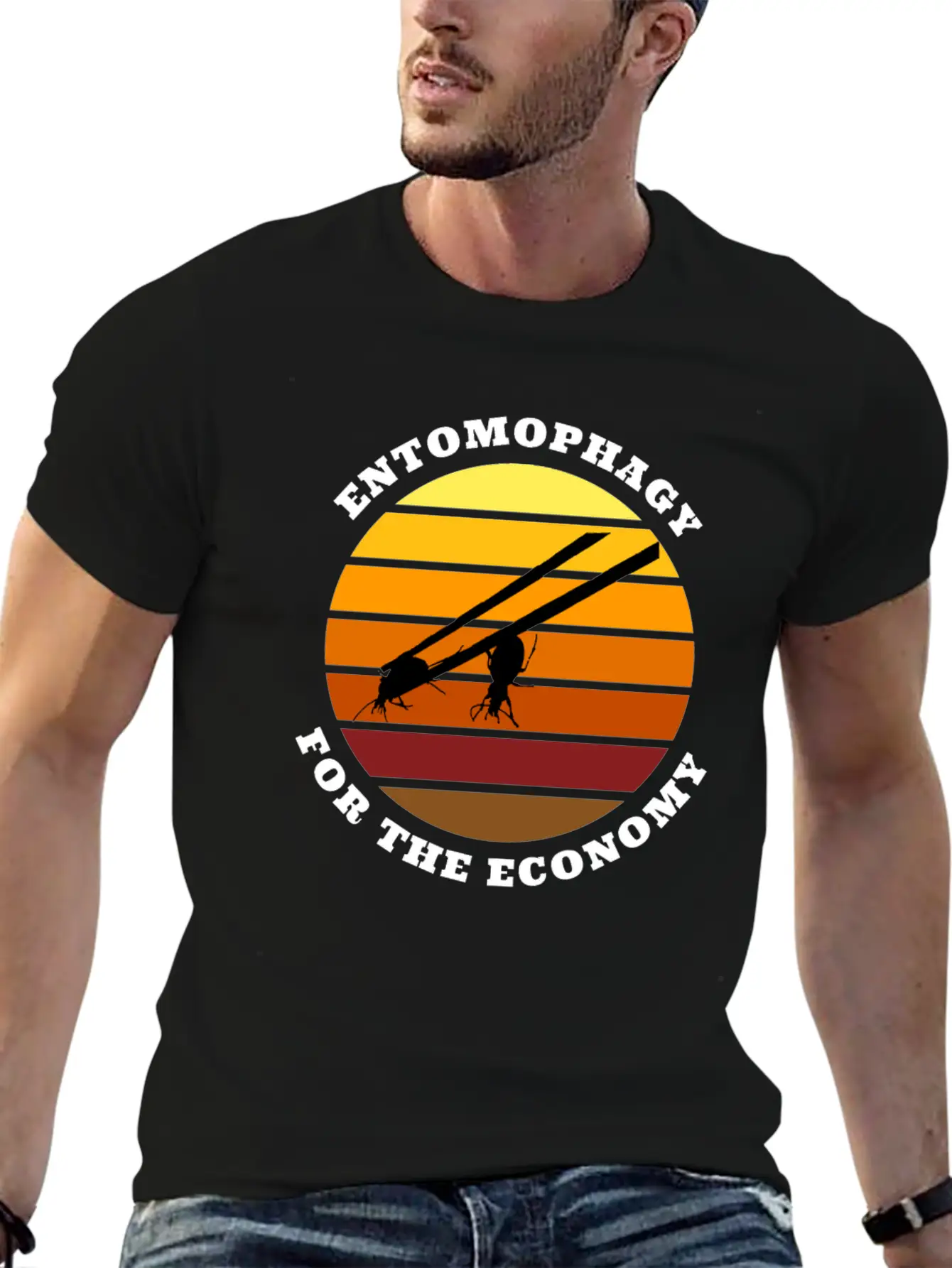 Entomophagy For The Economy Unisex Casual T-Shirt – Clean Design For Daily Comfort