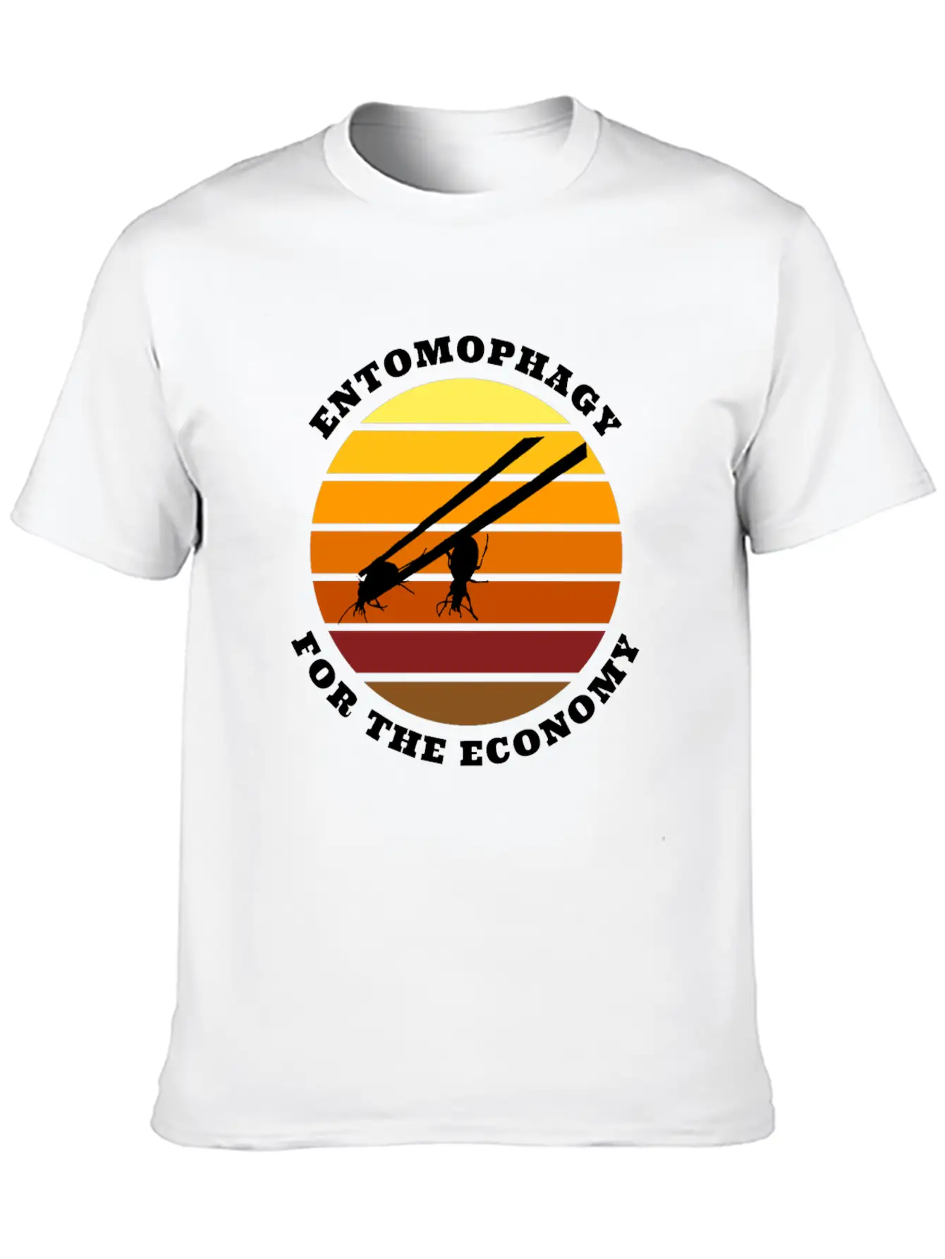 Entomophagy For The Economy Unisex Casual T-Shirt – Clean Design For Daily Comfort