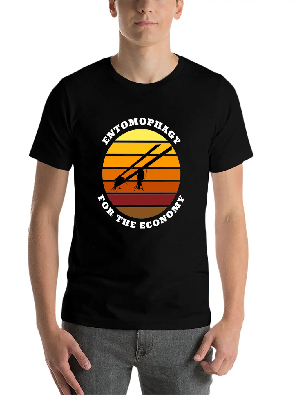 Entomophagy For The Economy Unisex Casual T-Shirt – Clean Design For Daily Comfort