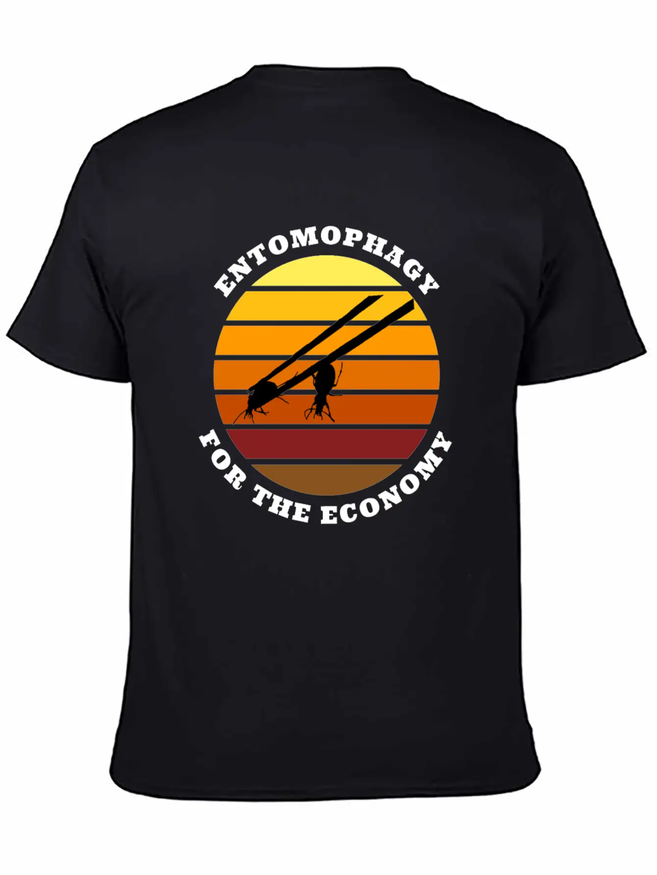 Entomophagy For The Economy Unisex Casual T-Shirt – Clean Design For Daily Comfort