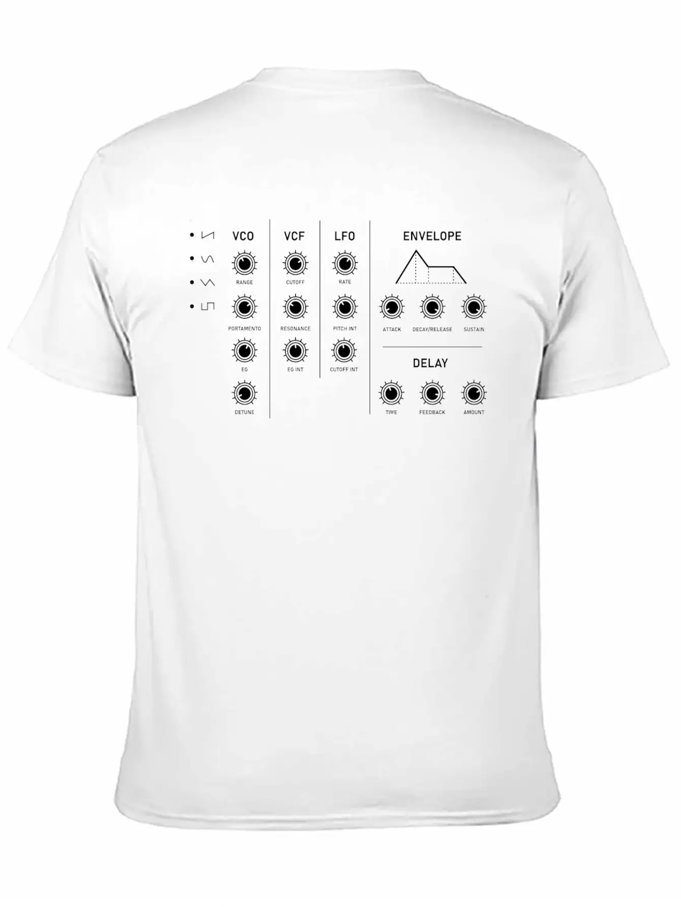 Envelope Synthesizer Music Musician Keyboard Classic Cotton Tee – Unisex Comfort For Any Season