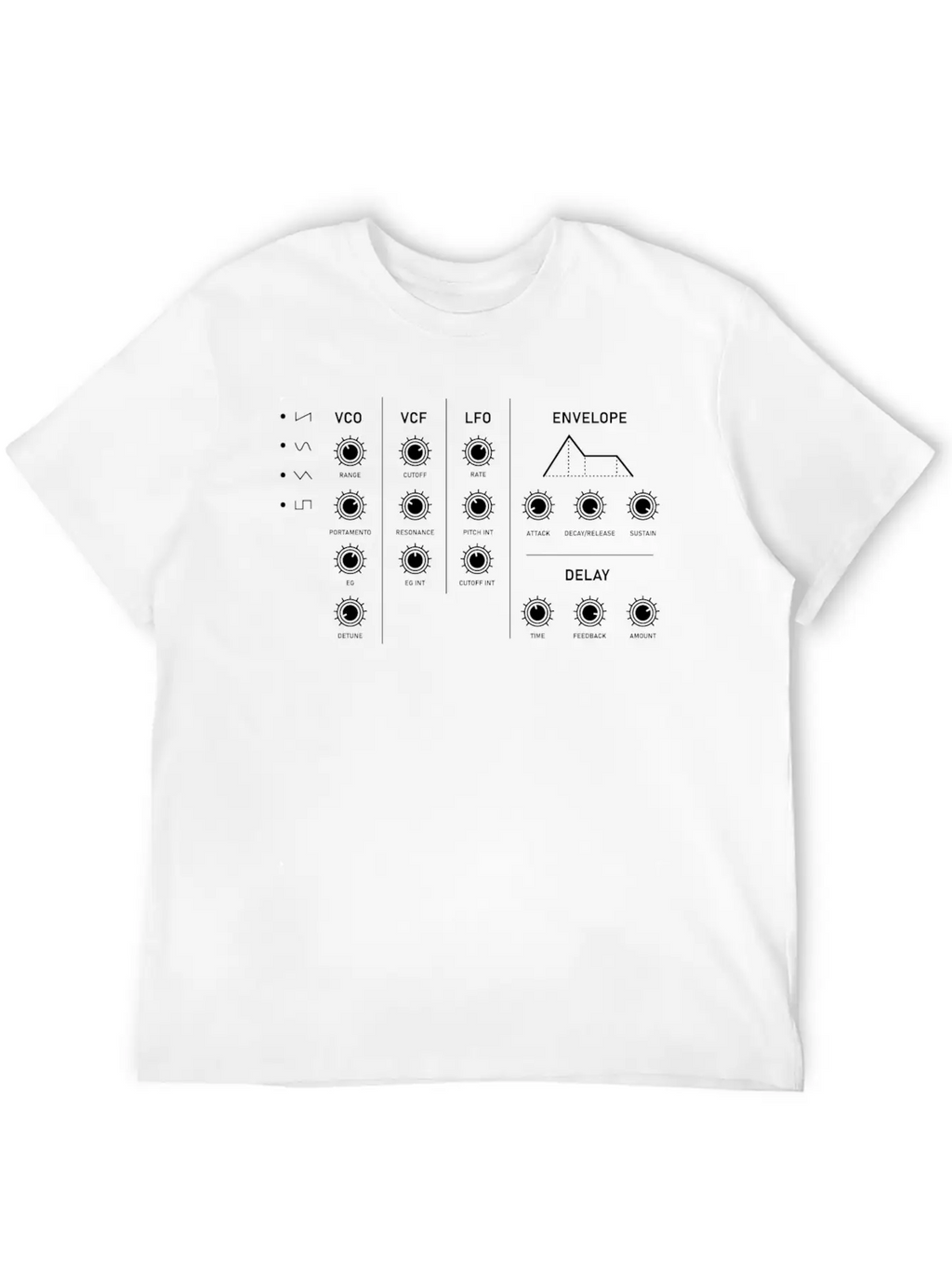 Envelope Synthesizer Music Musician Keyboard Classic Cotton Tee – Unisex Comfort For Any Season