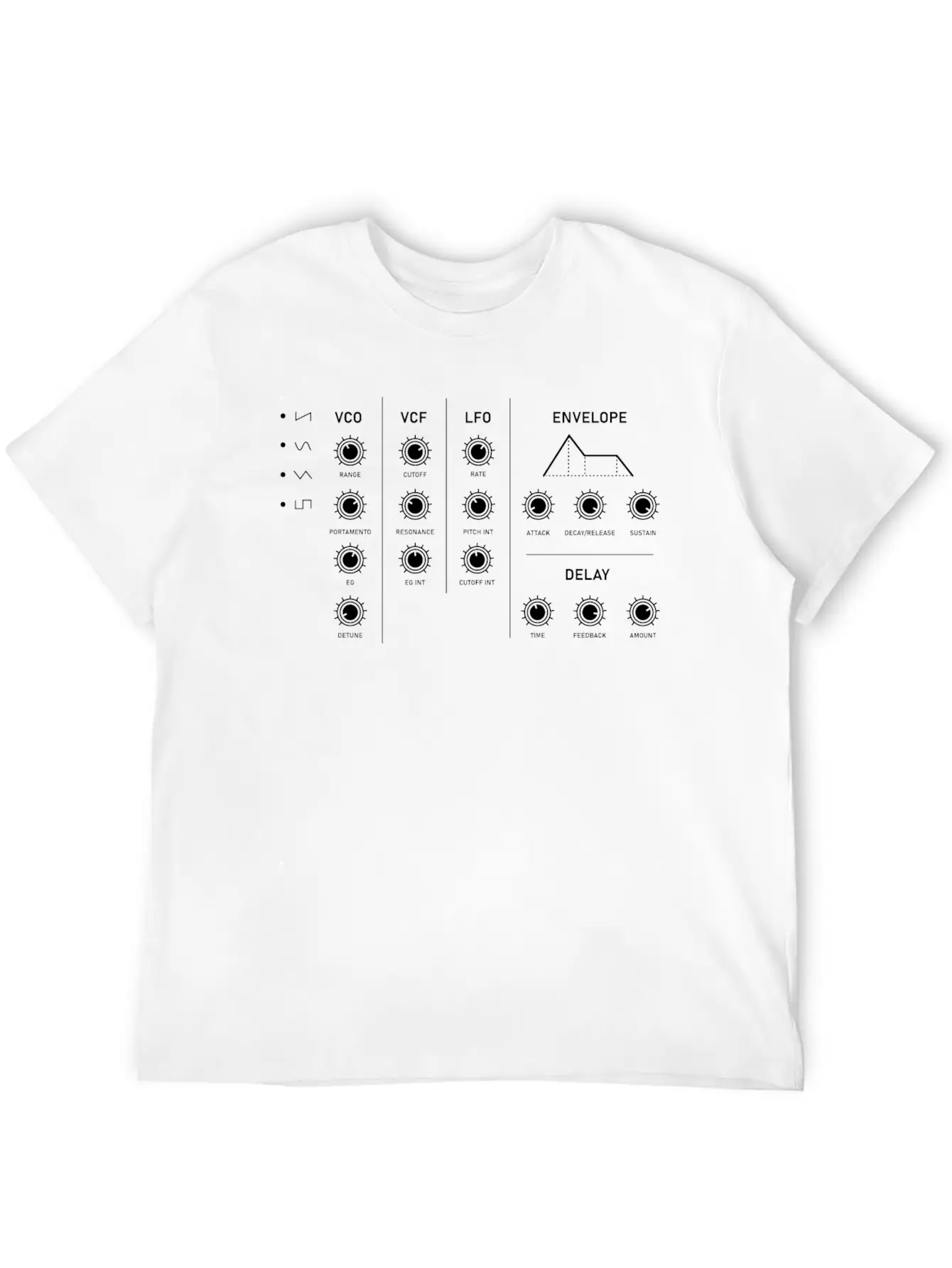 Envelope Synthesizer Music Musician Keyboard Classic Cotton Tee – Unisex Comfort For Any Season