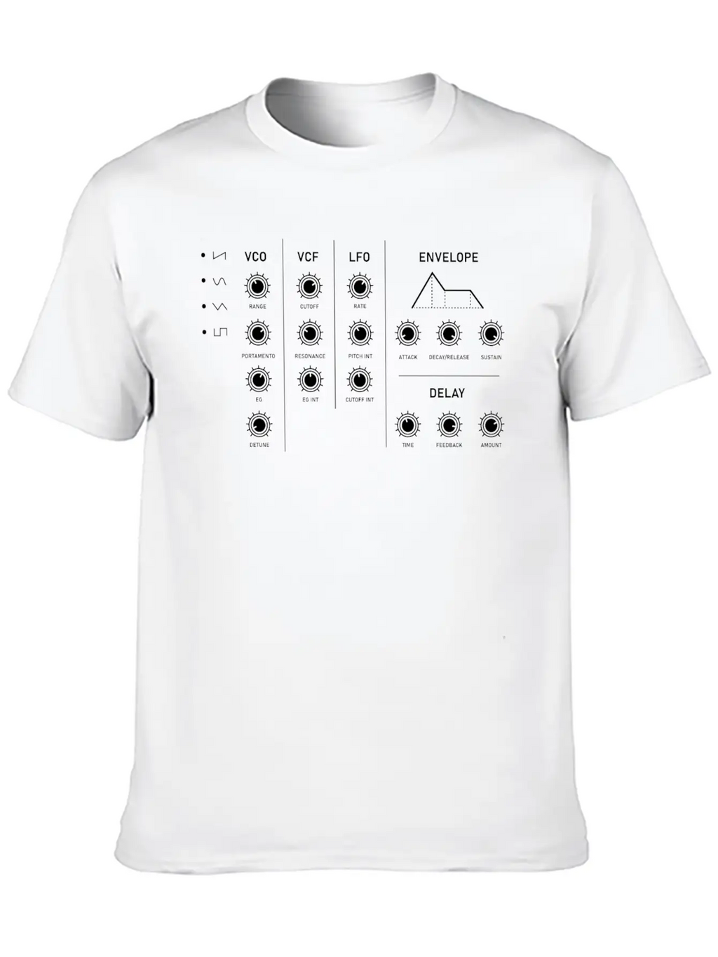 Envelope Synthesizer Music Musician Keyboard Classic Cotton Tee – Unisex Comfort For Any Season