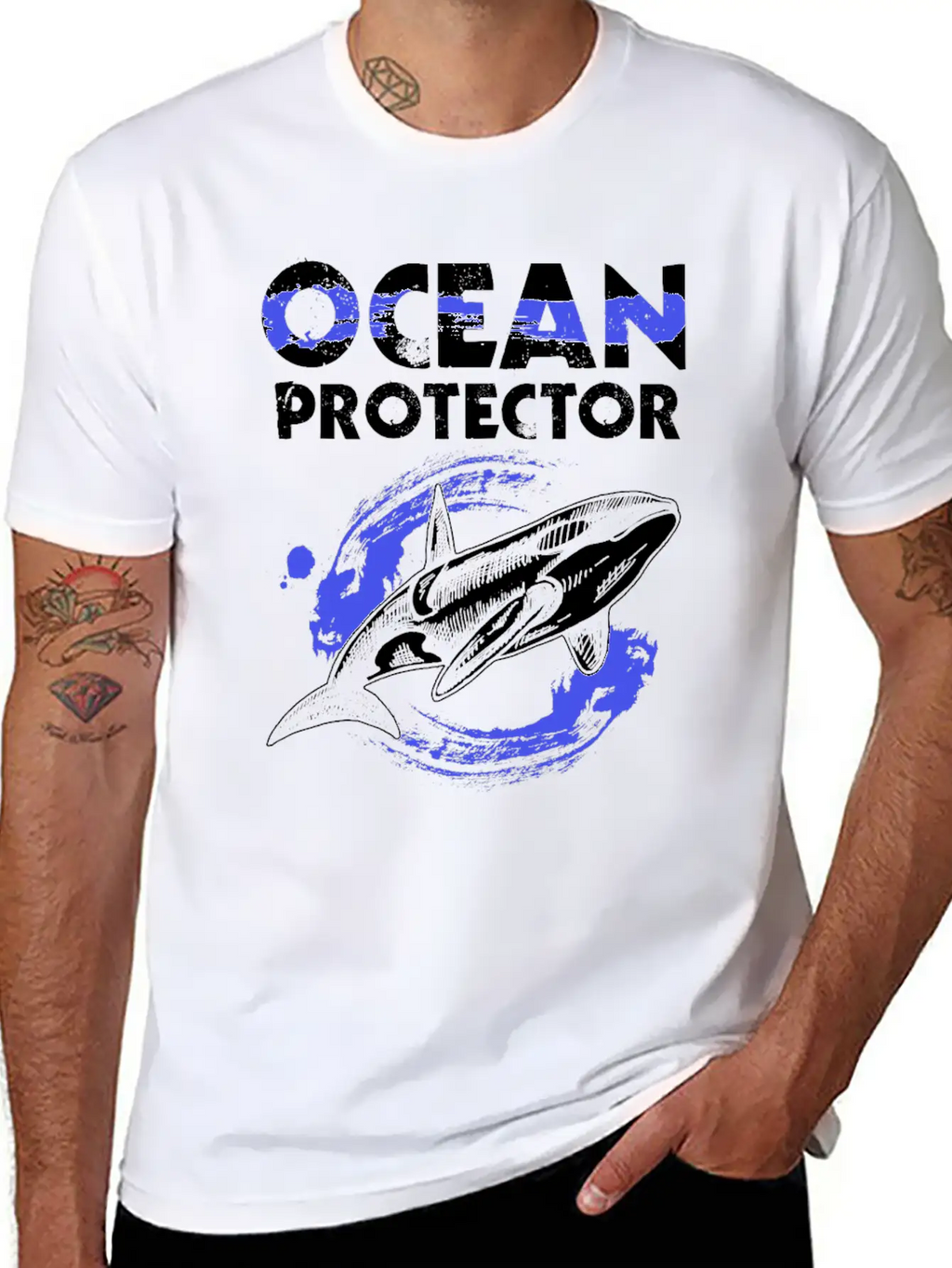 Environmental Protection Nature Conservation Ocean Stylish Everyday T-Shirt – Unisex Basic Cotton Tee